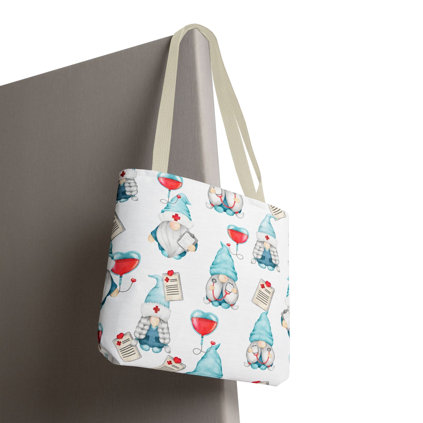 Medical Gnome Tote Bag – Cute Nurse Gift, Doctor Appreciation, Hospital Worker Tote, Healthcare Accessory