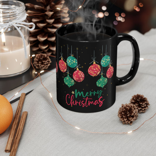 Festive Christmas Mug - Cheerful Holiday Drinkware, Coffee Cup Gift, Xmas Celebration, Ornament Design, Merry Christmas, 11oz 15oz