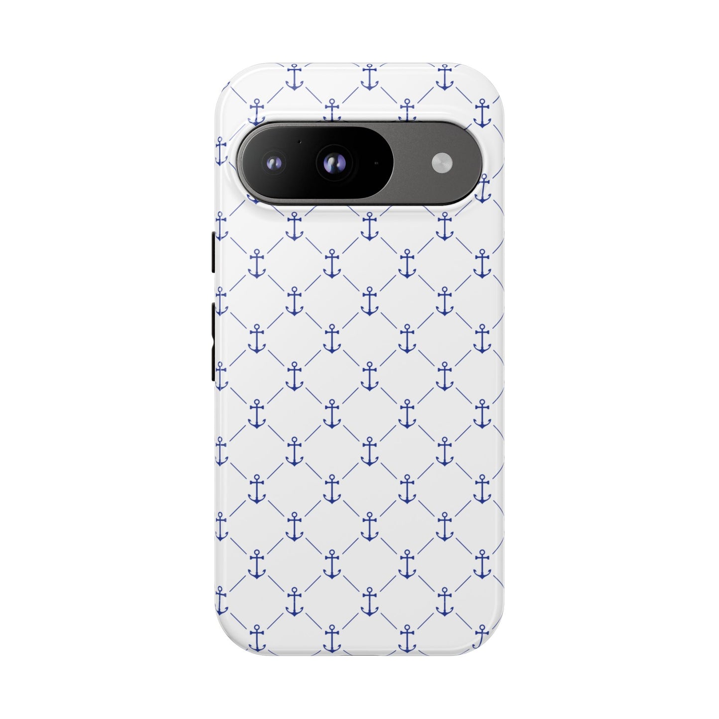 Blue Anchor Phone Case: Nautical Design for Maritime Lovers, Gifts for Sailors, Beach Lovers' Accessories, Great for Summer