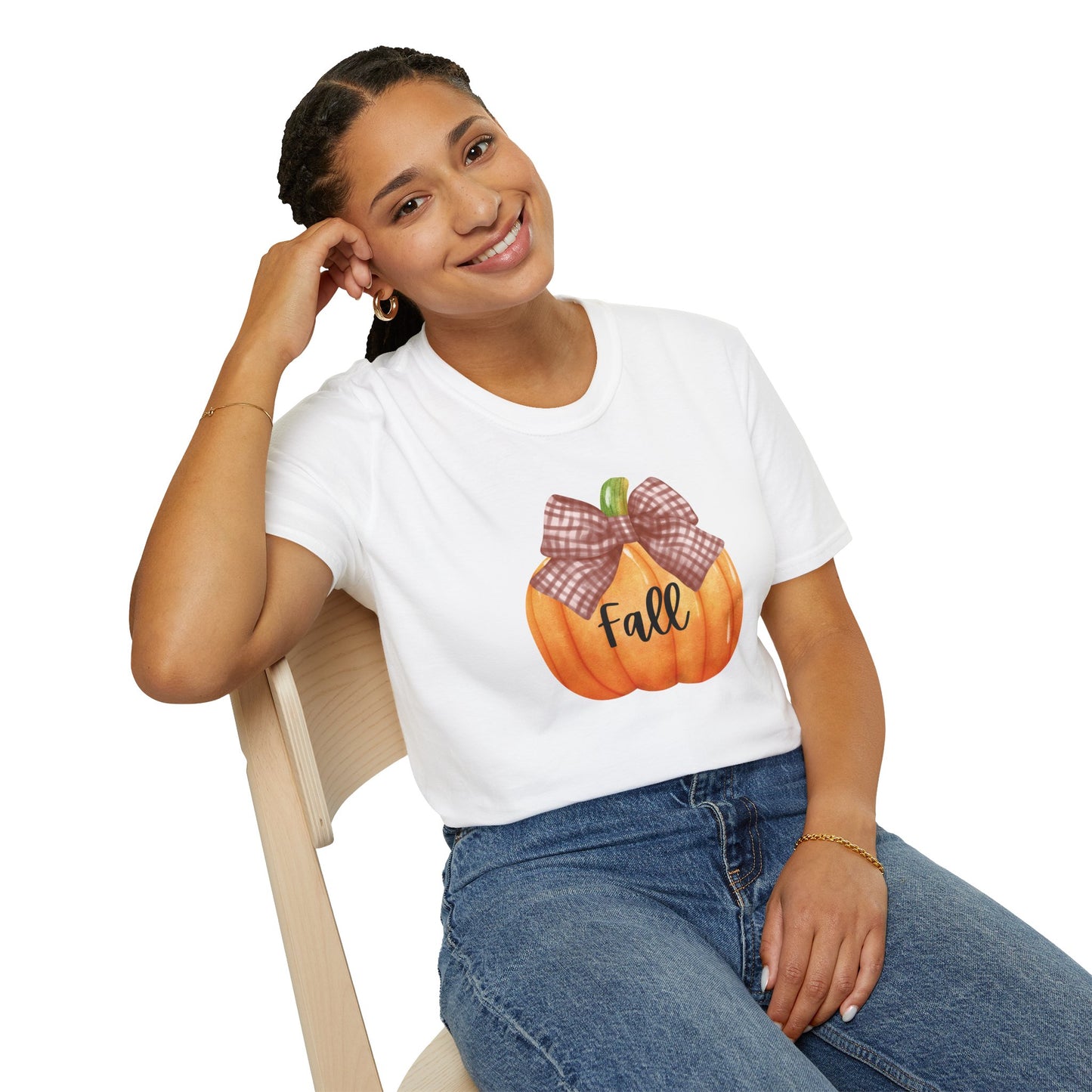 Fall Pumpkin Unisex T-Shirt, Autumn Vibes Tee, Casual Wear Shirt, Halloween Apparel, Thanksgiving Top