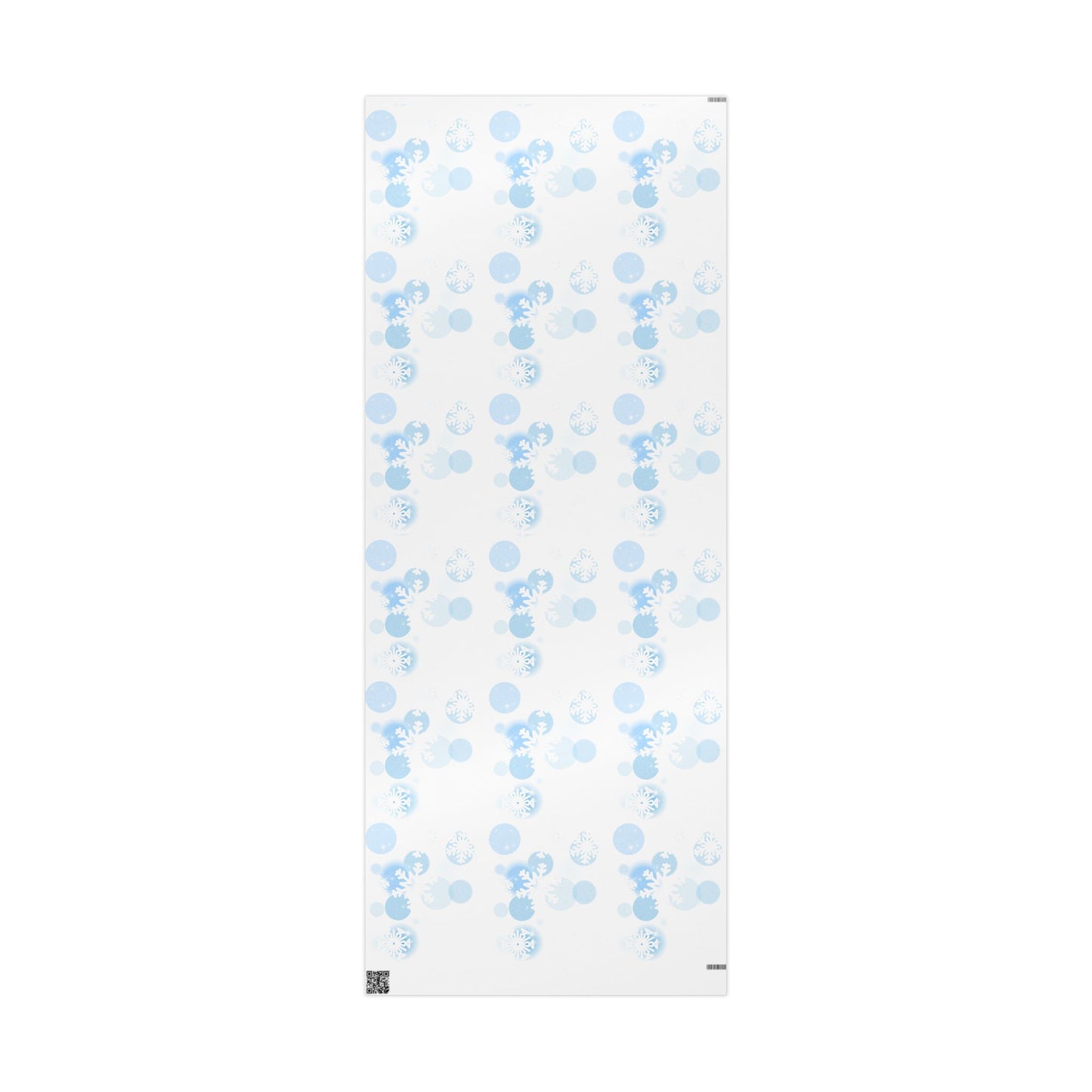 Blue Snowflake Winter Wrapping Paper | Cozy Holiday Gift Wrap