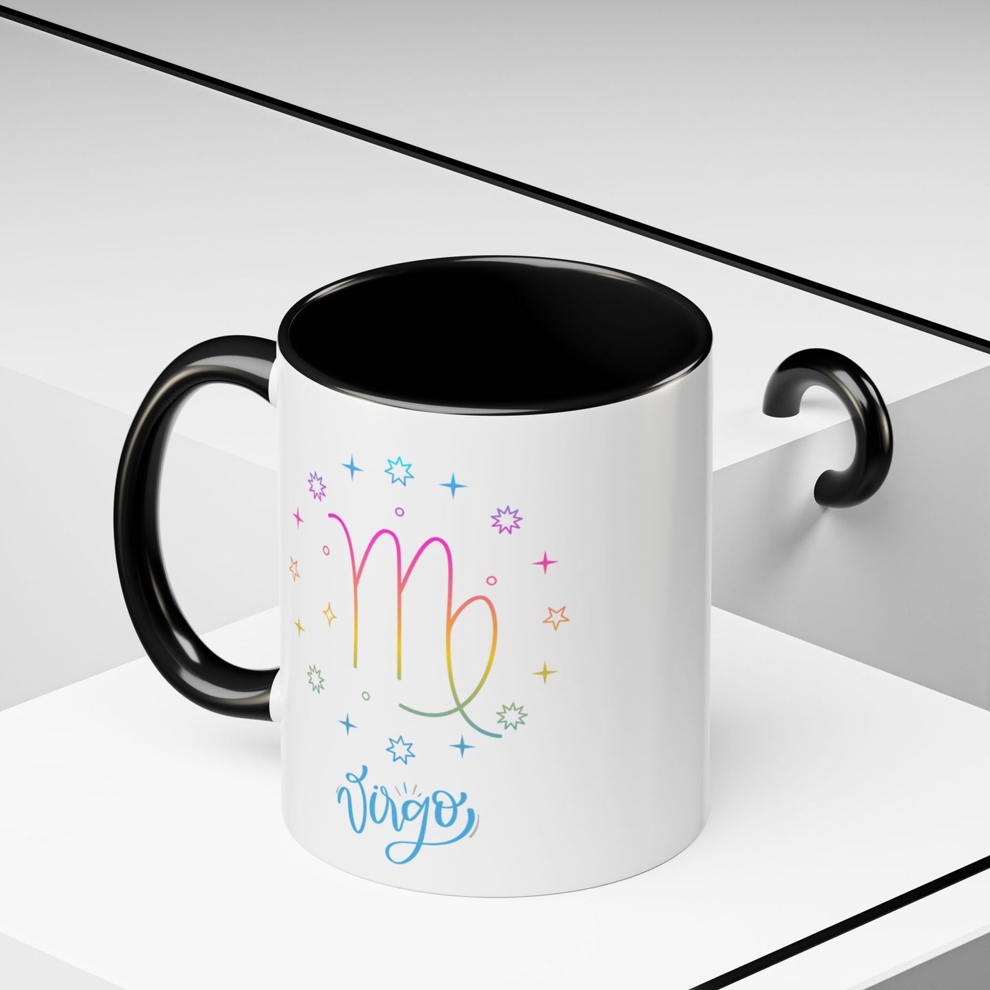 Colorful Zodiac Virgo Coffee Mug - Unique Gift for Astrology Lovers, Personalized Tea Cup, Vibrant Color Mug, Birthday Gift, Horoscope [...]