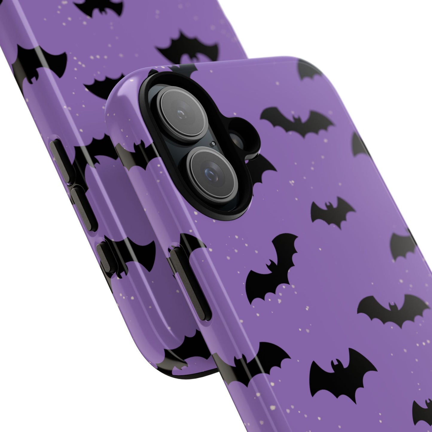 Halloween Bat Phone Case, Cute Purple Bat Phone Cover, Tough Cell Phone Case, Gothic Design, Spooky Gift, Fall Decor