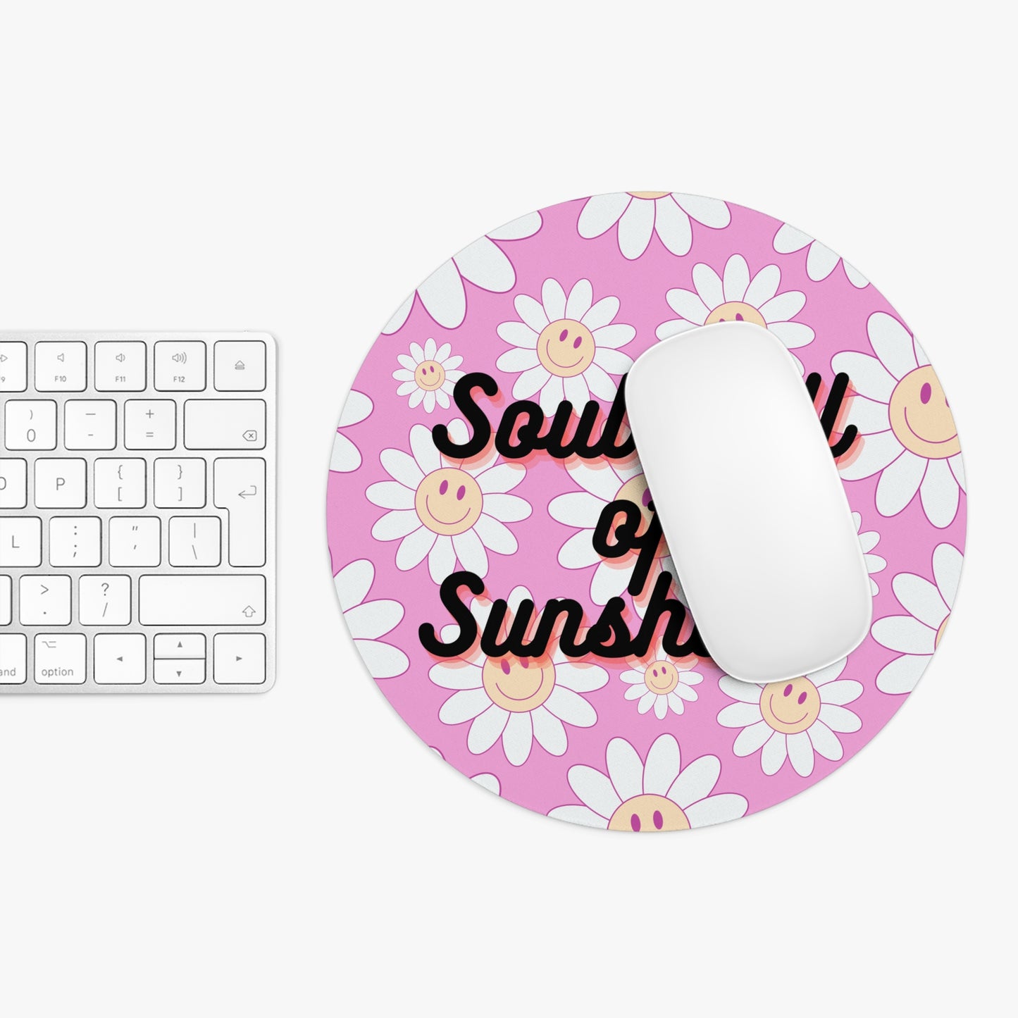 Soul Full of Sunshine Mouse Pad - Cheerful Desk Decor, Gift for Students & Professionals, Office Accessories, Home Office, Desk Organization