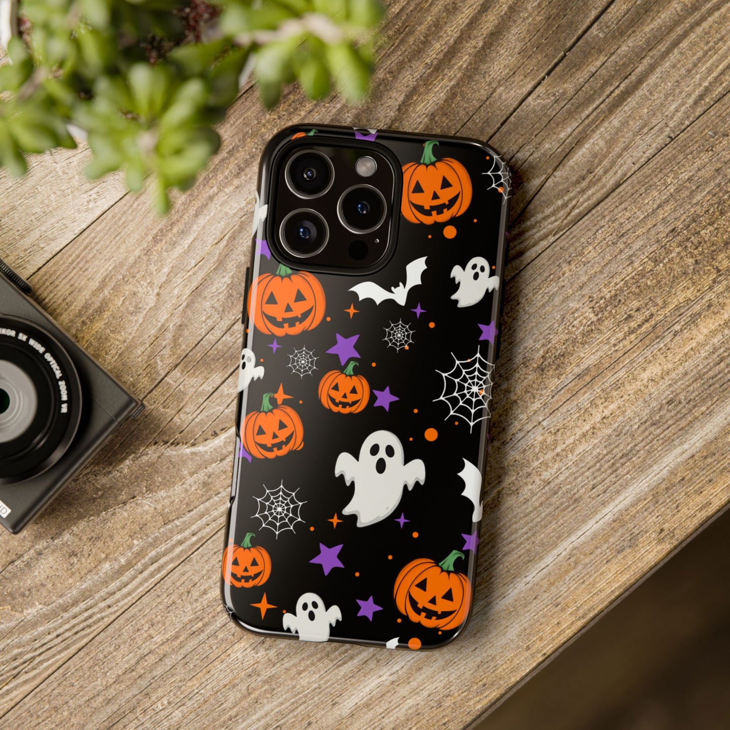 Halloween Phone Case: Spooky Ghosts, Pumpkins & Bats, Trick or Treat, Fall Decor, Halloween Night, October Celebrations