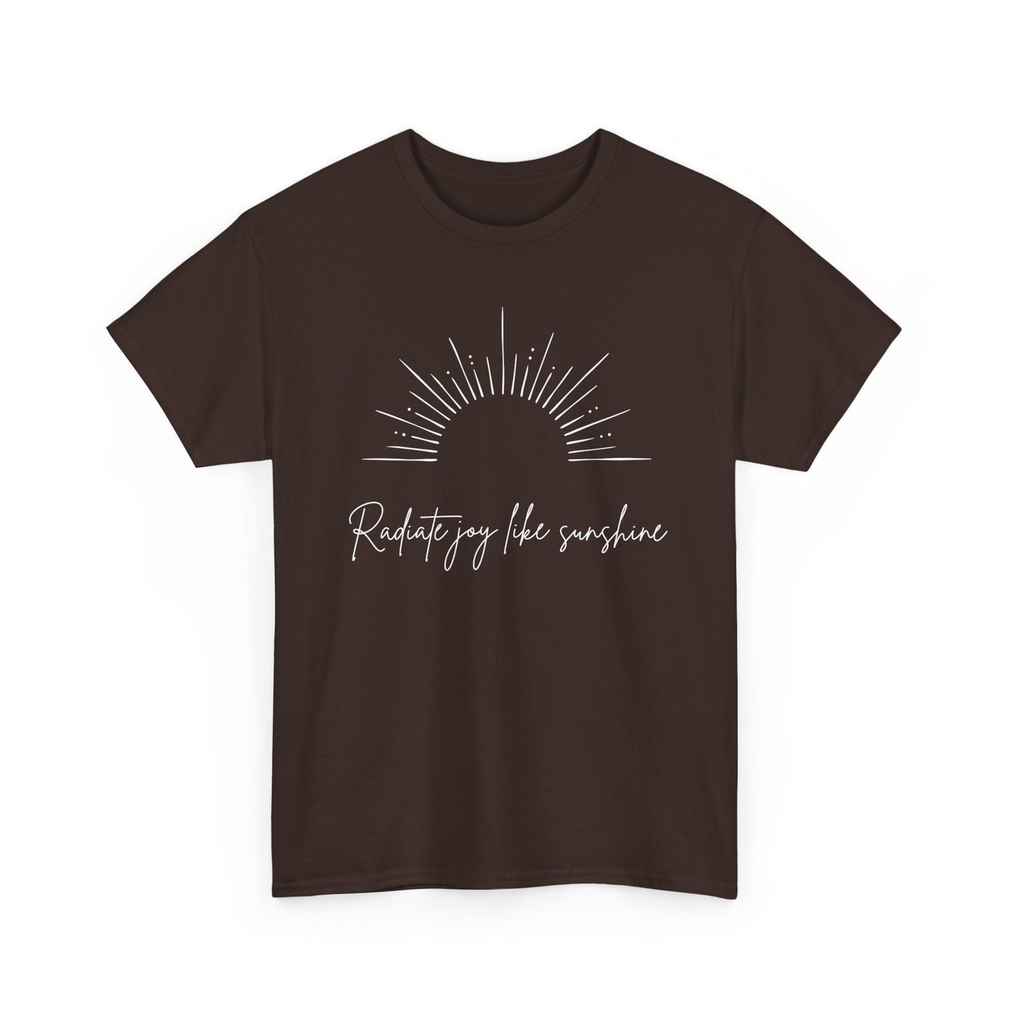 Radiate Joy Unisex Heavy Cotton Tee - Comfortable Casual Wear, Ideal for Gifting, Everyday Use, Perfect for Outdoor Activities, [...]
