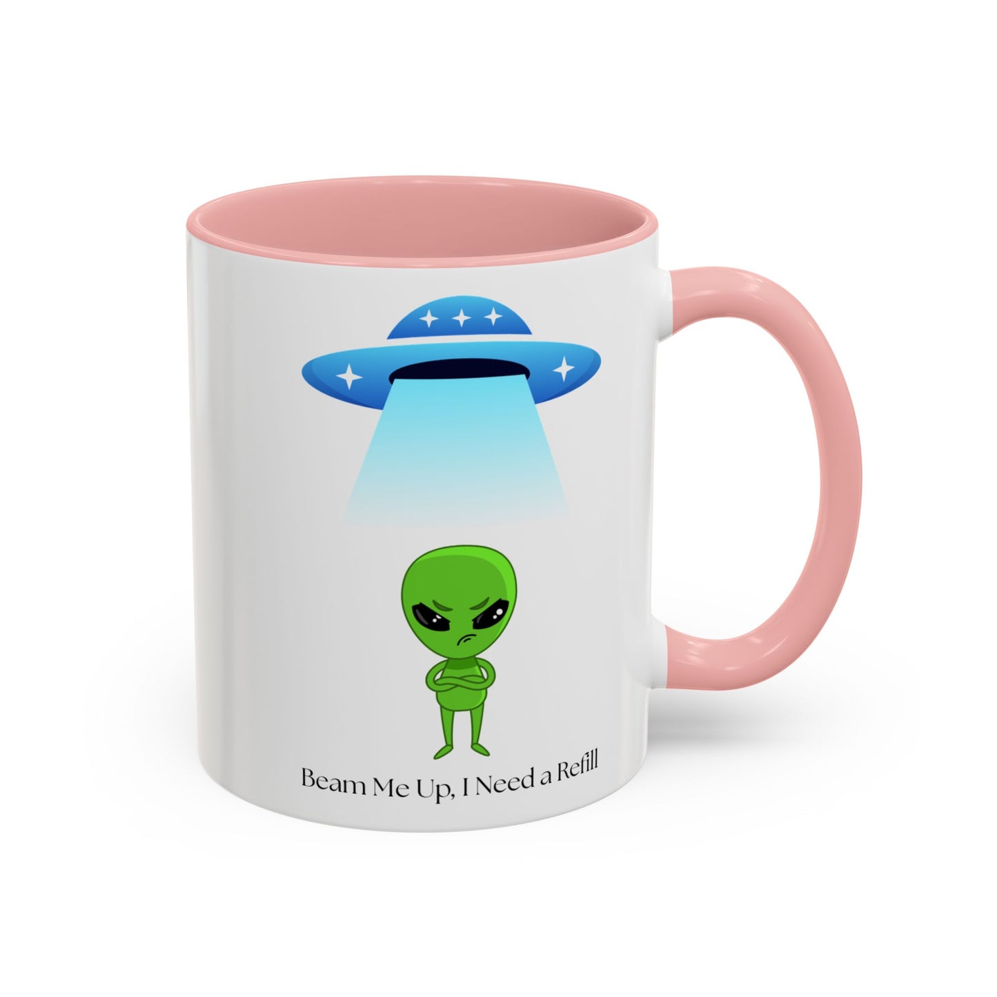 Alien Mug - Beam Me Up, Perfect for Sci-Fi Lovers, Cute Gift for Birthdays, Friends, or Just Your Daily Coffee Fix
