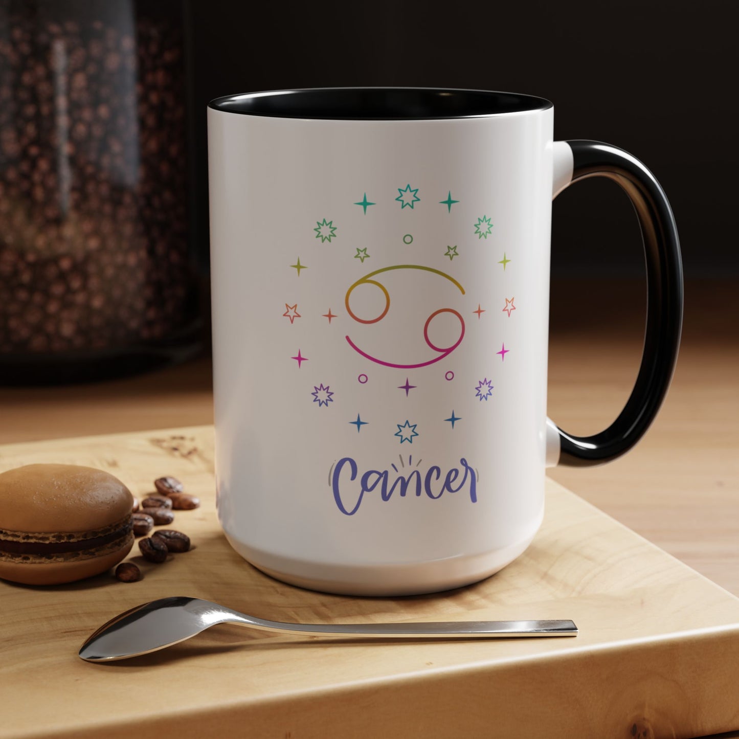 Cancer Zodiac Accent Coffee Mug - Colorful Astrology Gift, Horoscope Mug, Cancer Birthday Present, Personalized Star Sign Mug, Unique [...]