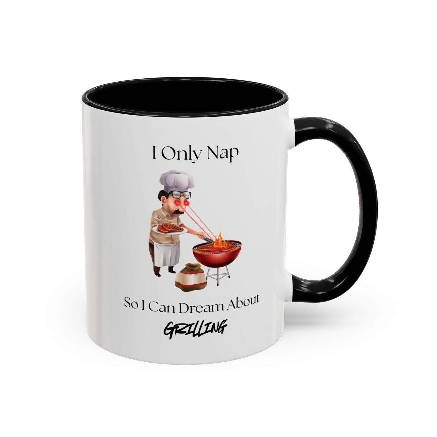 Funny Barbecue Chef Coffee Mug, Gift for Grill Lovers, BBQ Enthusiast Mug, Nap Time Mug, Dad Gift