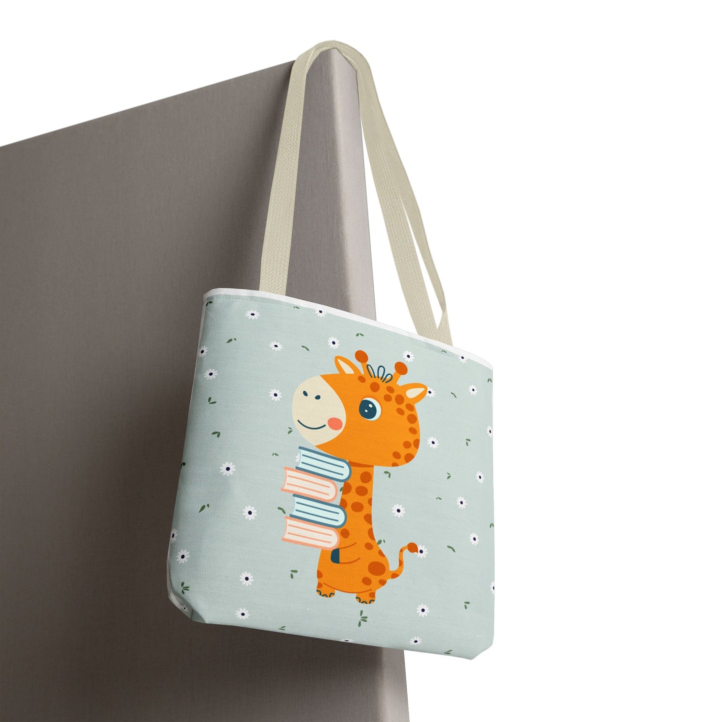 Cute Giraffe Book Lover Tote Bag – Kids & Adults Gift