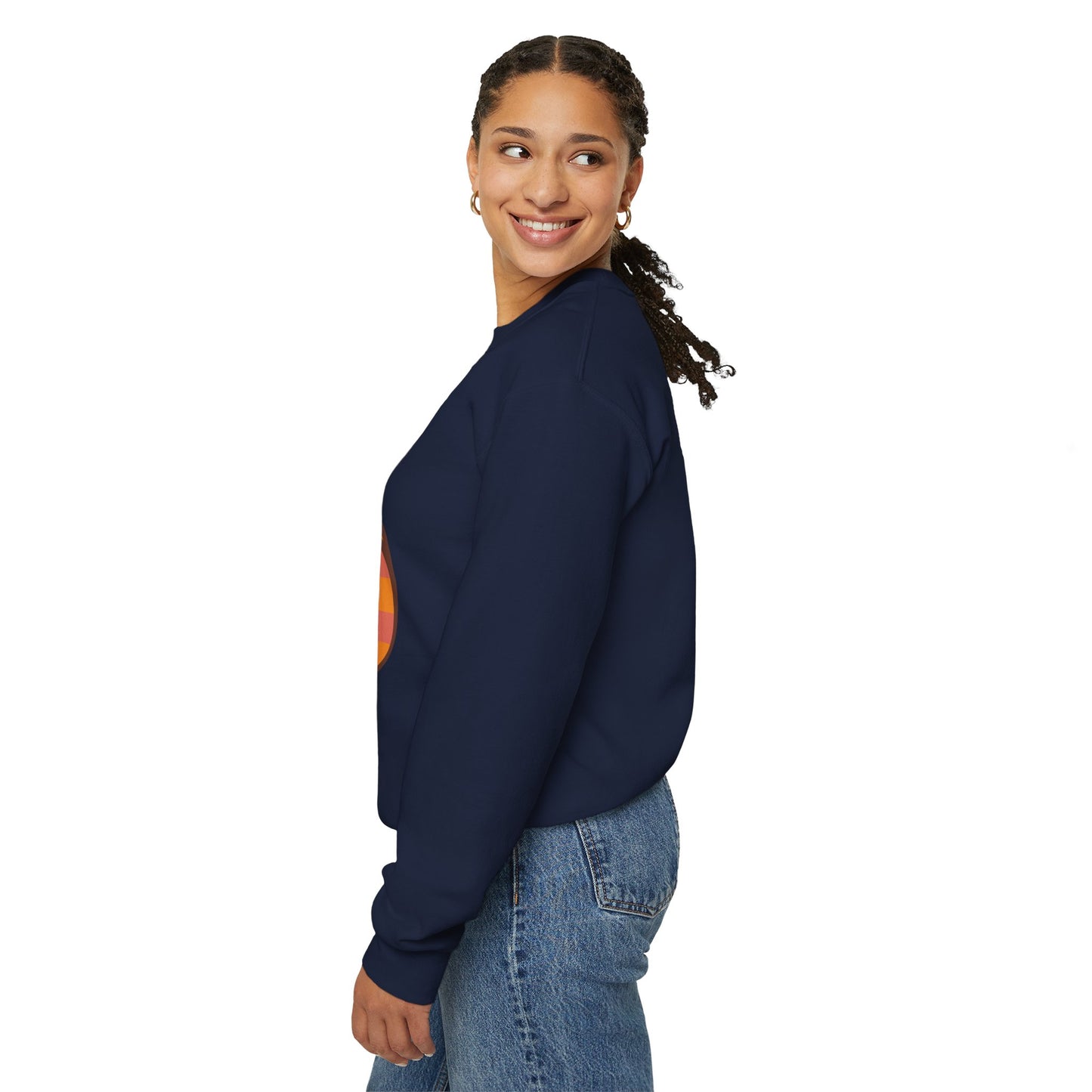 Autumn Vibes Pumpkin Sweatshirt, Cozy Fall Apparel, Unisex Crewneck for Harvest Season, Perfect for Thanksgiving, Pumpkin Lovers, Gift Idea
