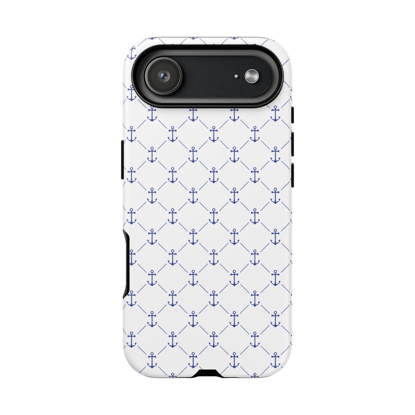 Blue Anchor Phone Case: Nautical Design for Maritime Lovers, Gifts for Sailors, Beach Lovers' Accessories, Great for Summer