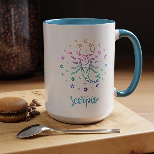 Astrological Scorpio Coffee Mug with Colorful Design, Zodiac Mug for Astrology Lovers, Unique Gift for Birthdays, Personalized [...]