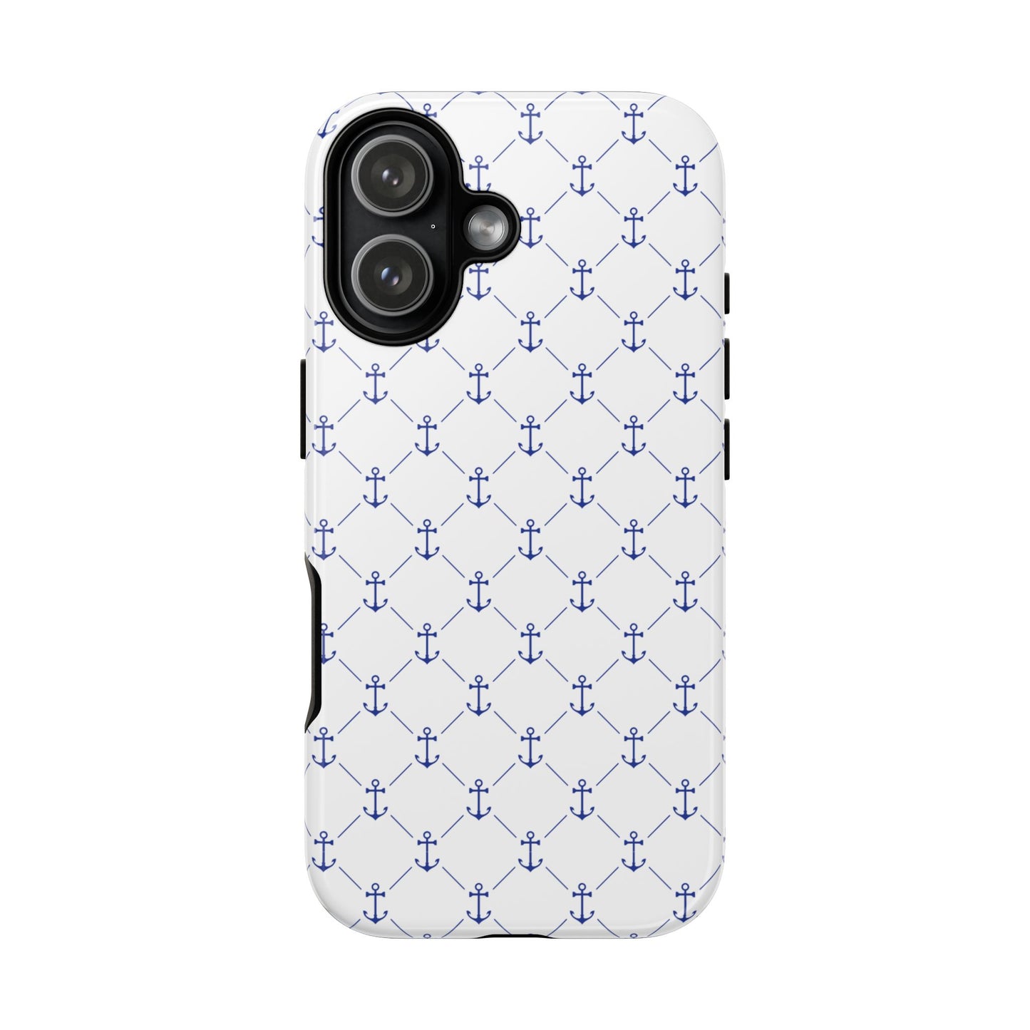 Blue Anchor Phone Case: Nautical Design for Maritime Lovers, Gifts for Sailors, Beach Lovers' Accessories, Great for Summer