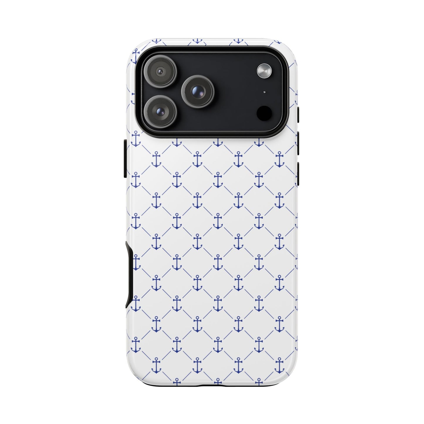 Blue Anchor Phone Case: Nautical Design for Maritime Lovers, Gifts for Sailors, Beach Lovers' Accessories, Great for Summer