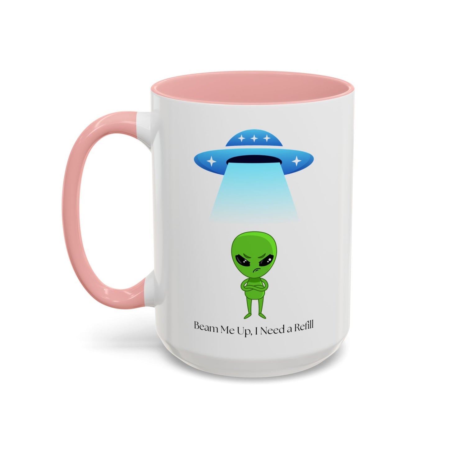 Alien Mug - Beam Me Up, Perfect for Sci-Fi Lovers, Cute Gift for Birthdays, Friends, or Just Your Daily Coffee Fix
