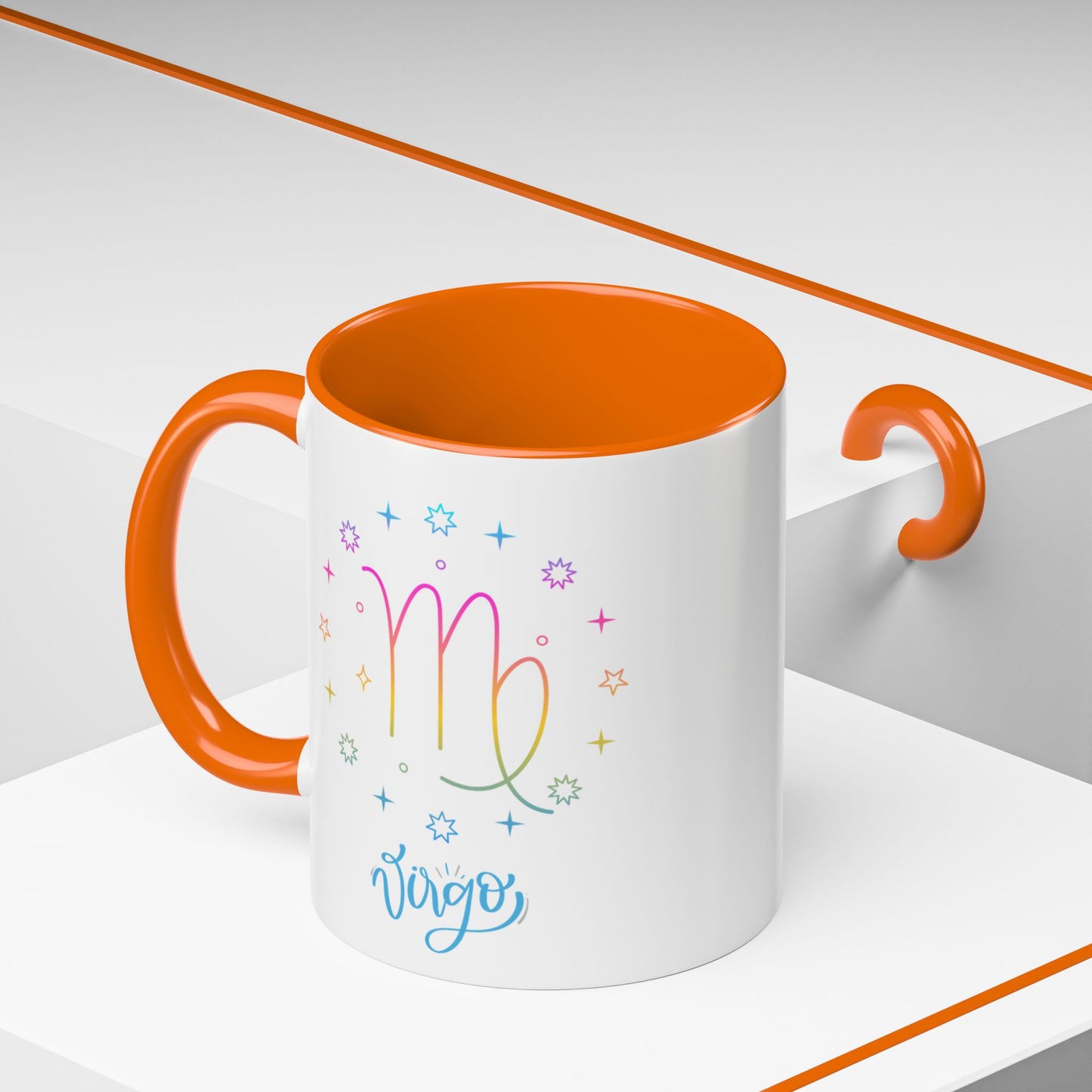 Colorful Zodiac Virgo Coffee Mug - Unique Gift for Astrology Lovers, Personalized Tea Cup, Vibrant Color Mug, Birthday Gift, Horoscope [...]