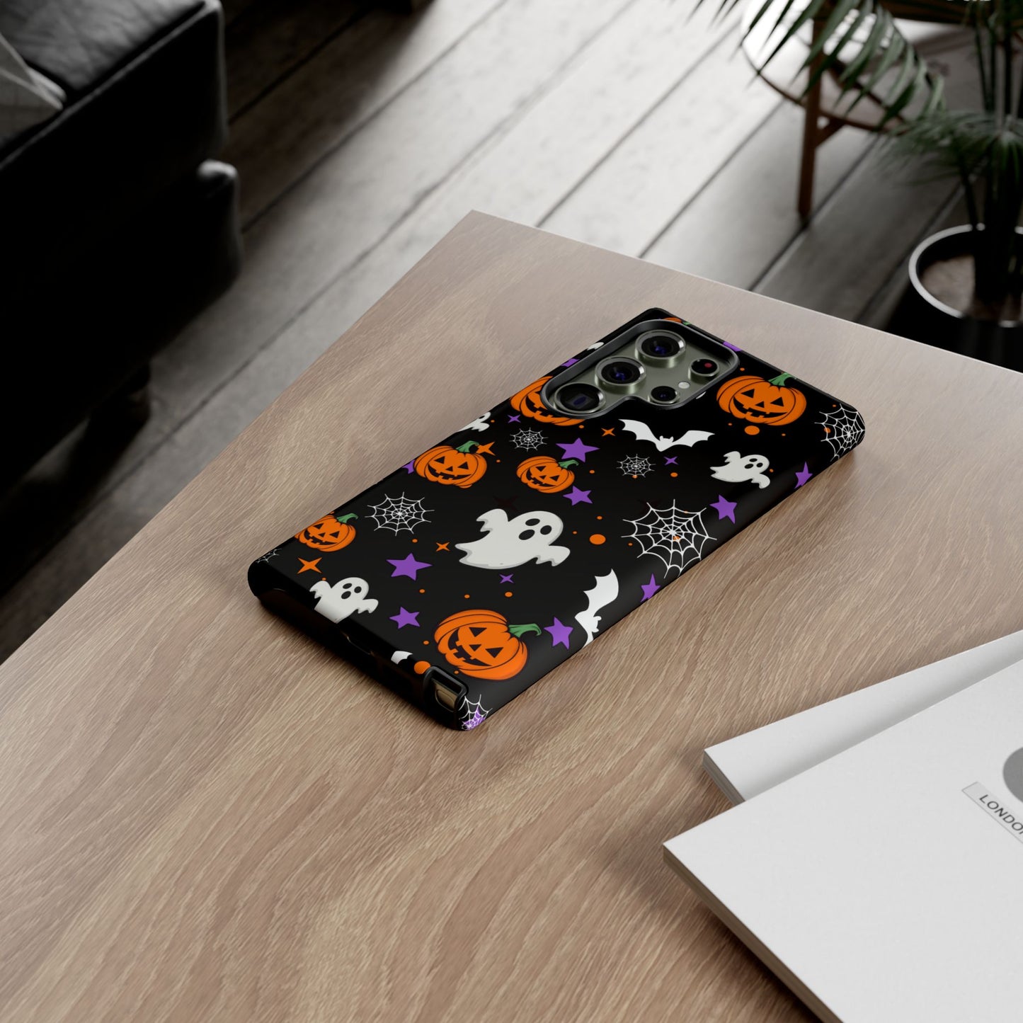 Halloween Phone Case: Spooky Ghosts, Pumpkins & Bats, Trick or Treat, Fall Decor, Halloween Night, October Celebrations
