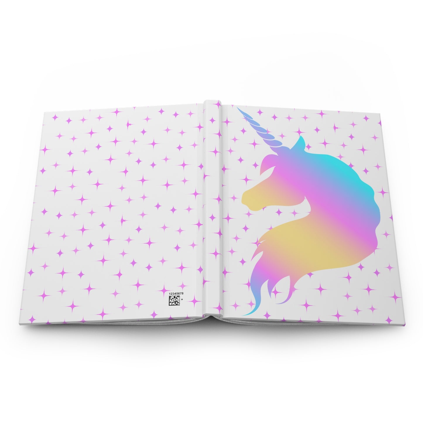 Rainbow Unicorn Hardcover Journal Matte,  Magical Fantasy Diary, Notebook, Writing Journal, Gift for Her, Bullet Journal