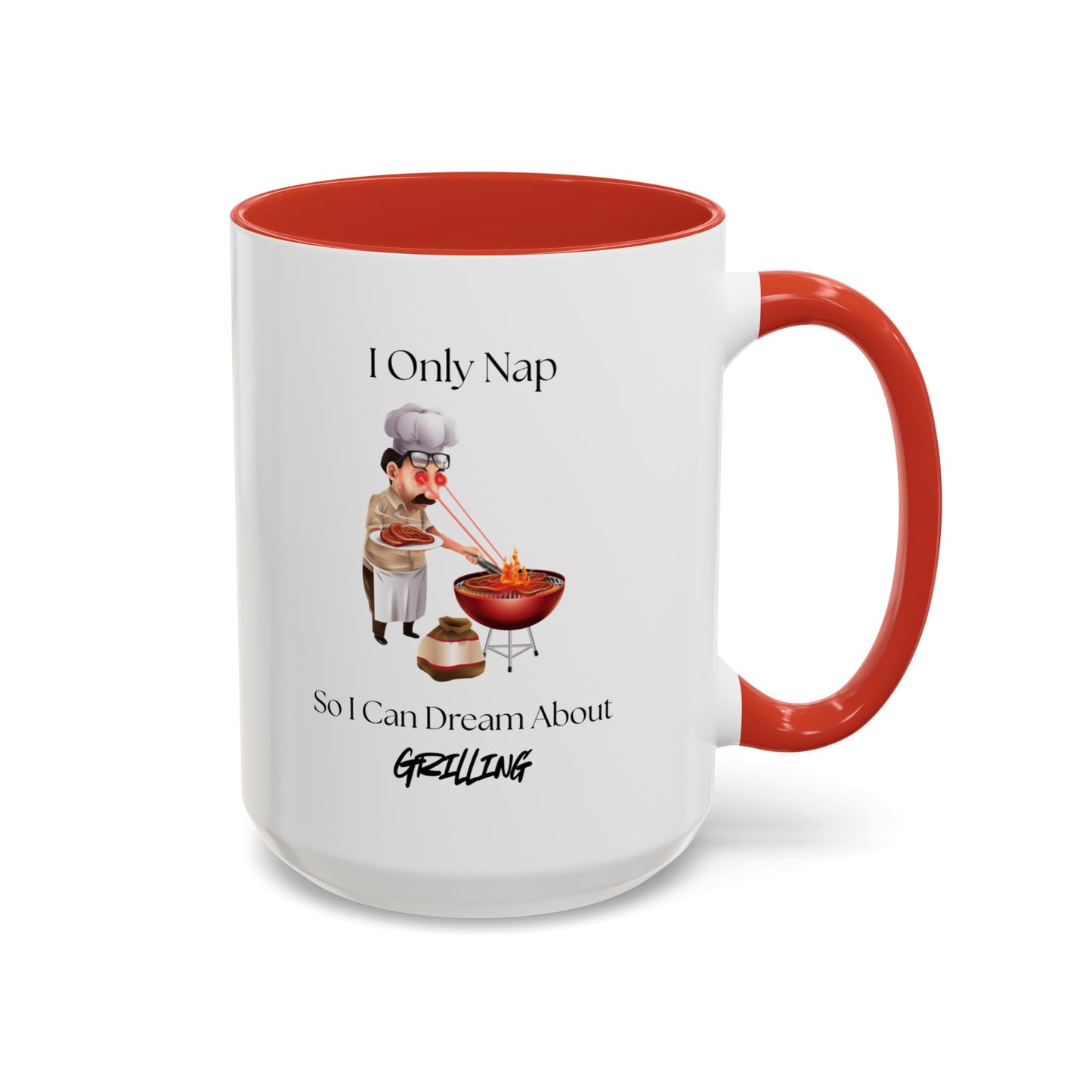 Funny Barbecue Chef Coffee Mug, Gift for Grill Lovers, BBQ Enthusiast Mug, Nap Time Mug, Dad Gift