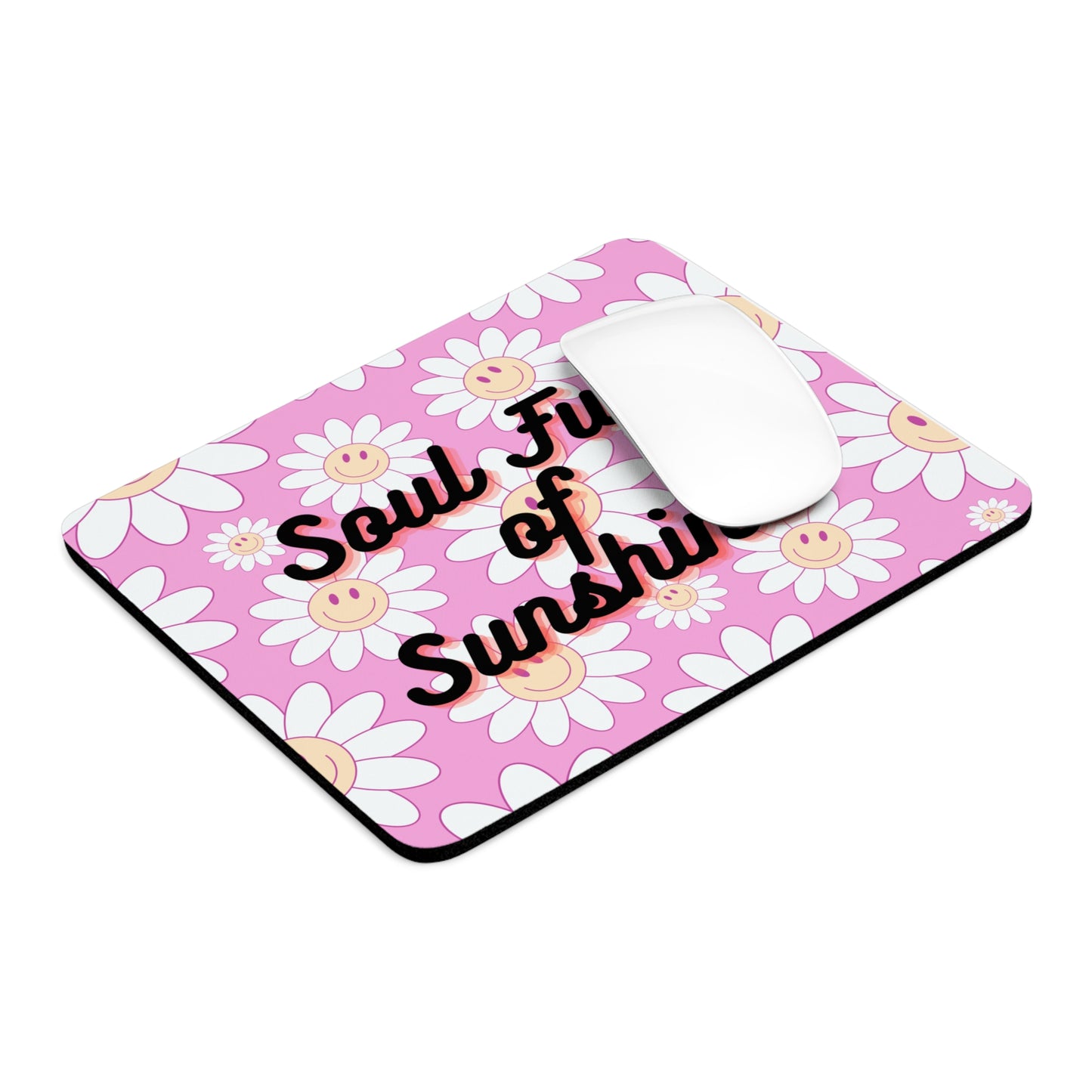 Soul Full of Sunshine Mouse Pad - Cheerful Desk Decor, Gift for Students & Professionals, Office Accessories, Home Office, Desk Organization