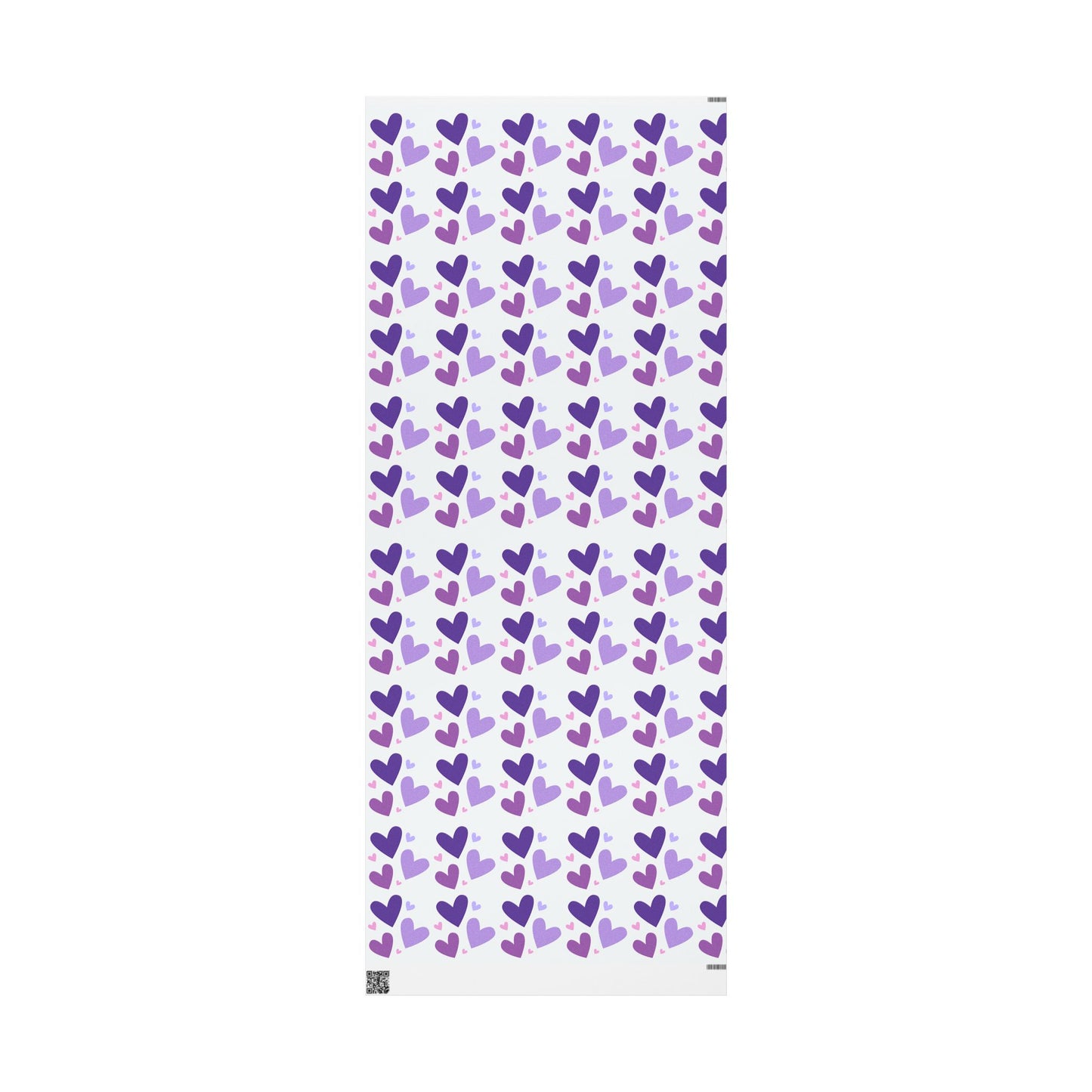 Purple & Pink Hearts Wrapping Paper – Cute Gift Wrap for Any Occasion