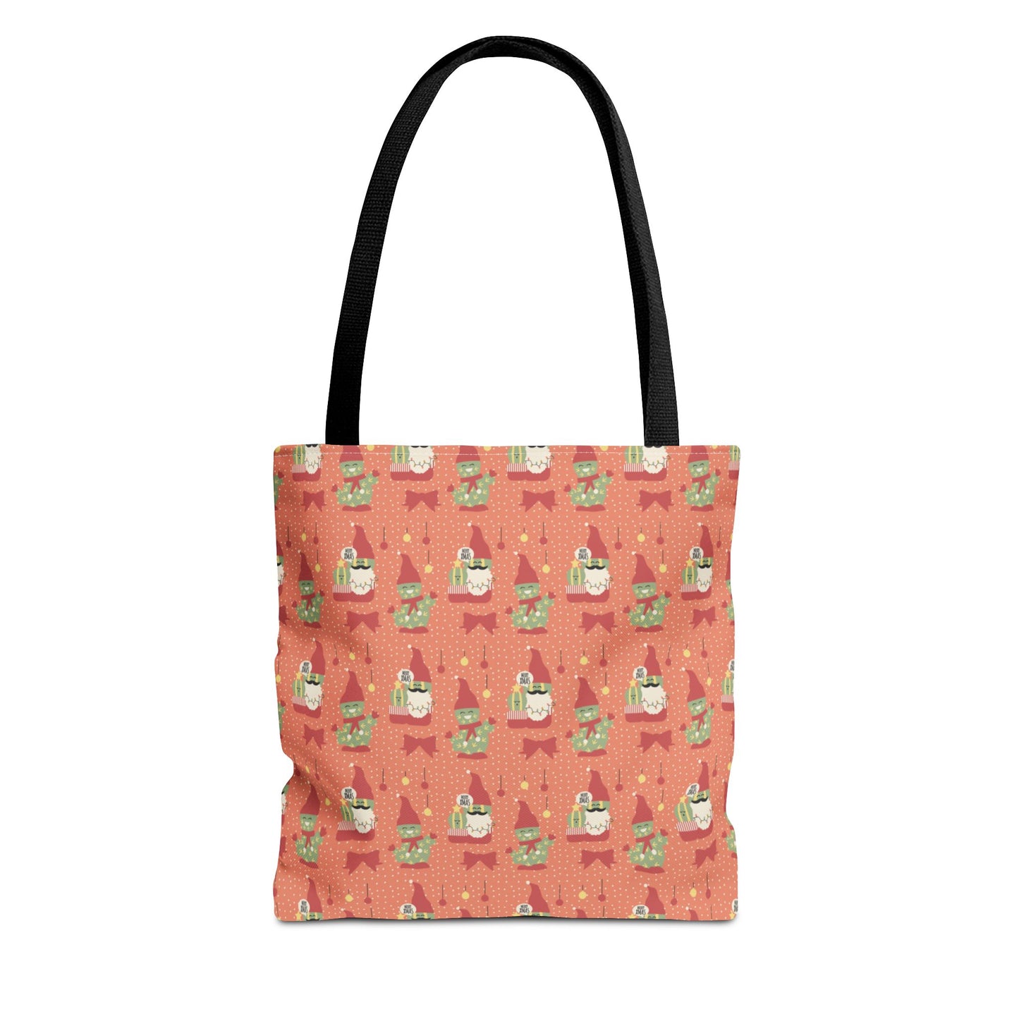 Christmas Cactus Gnome Gift Tote Bag — Cute Holiday Carry-All 🎁✨