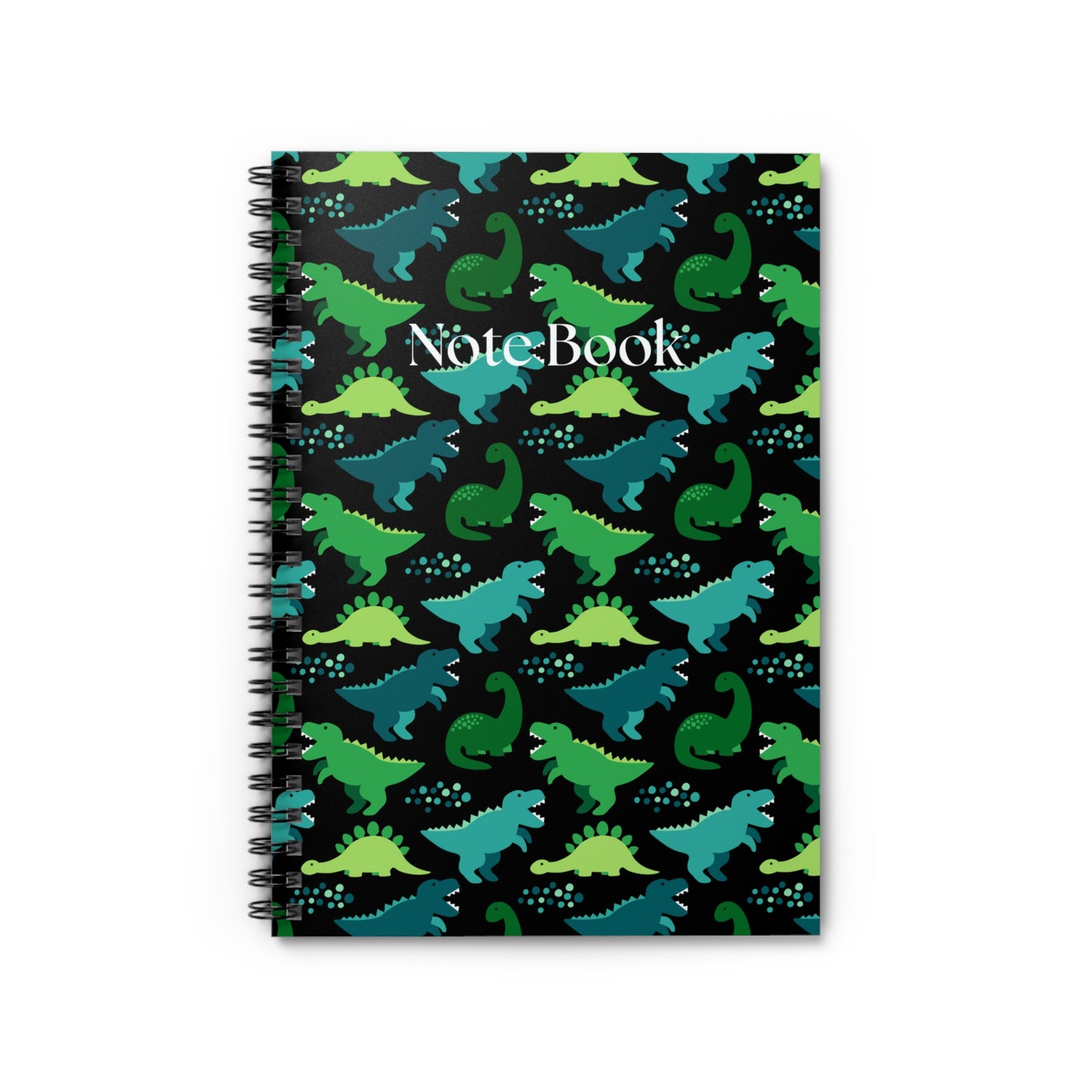 Dino-Themed Spiral Notebook - Perfect for Kids, Jurassic Fans, School Supplies, Gifts, and Journaling