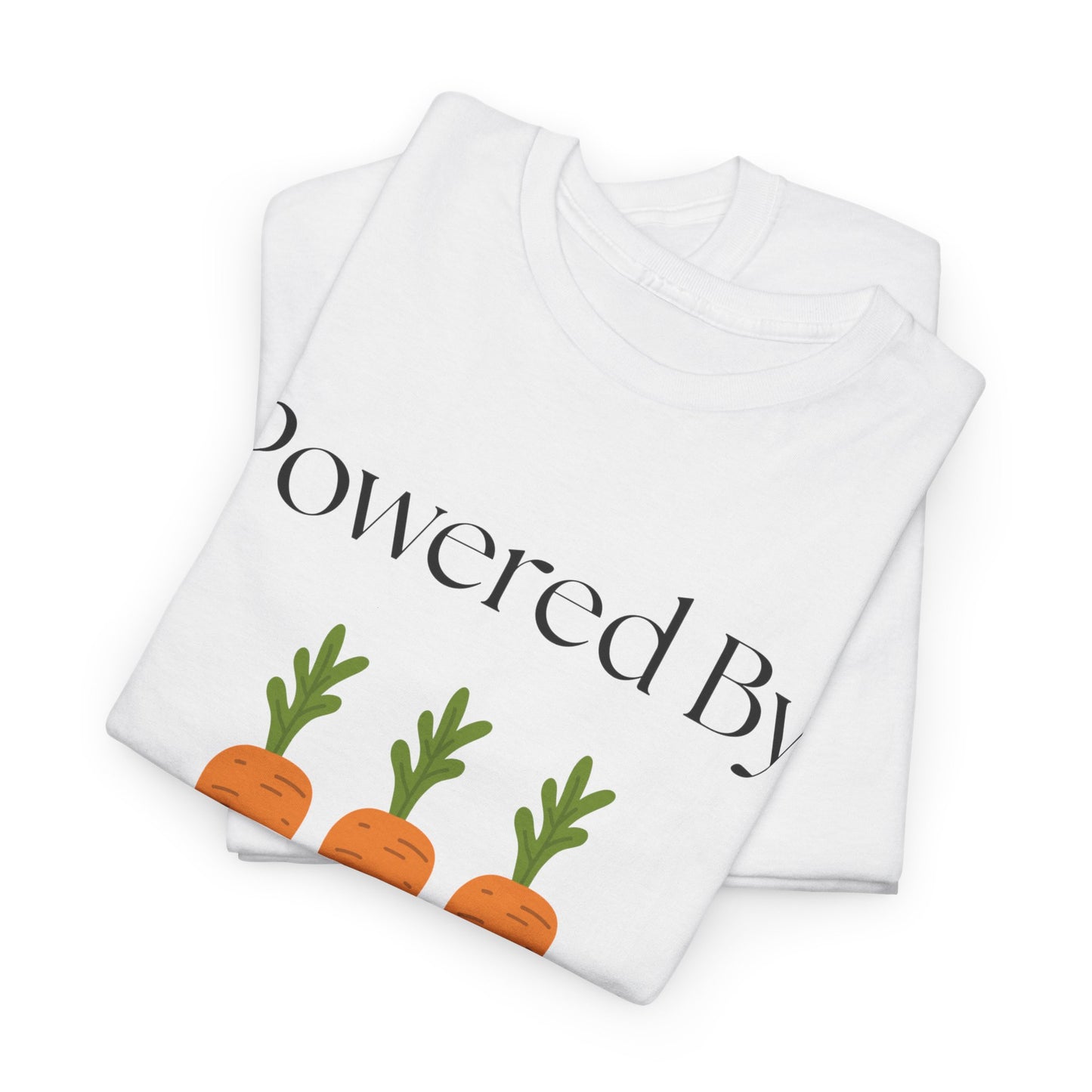 Powered By Plants Unisex Tee - Perfect for Vegans, Eco-Friendly Gifts, Organic Enthusiasts, Gardener, Everyday Wear