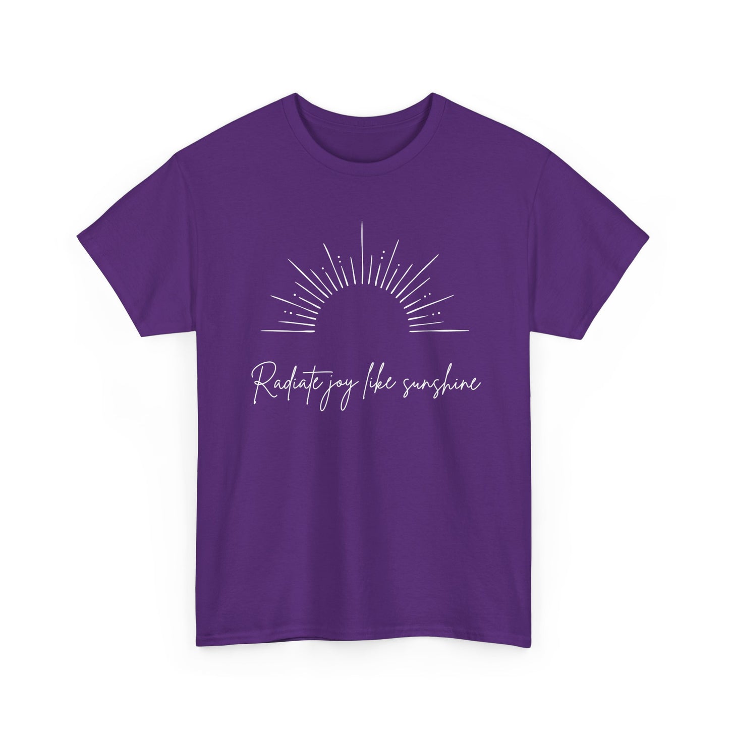 Radiate Joy Unisex Heavy Cotton Tee - Comfortable Casual Wear, Ideal for Gifting, Everyday Use, Perfect for Outdoor Activities, [...]