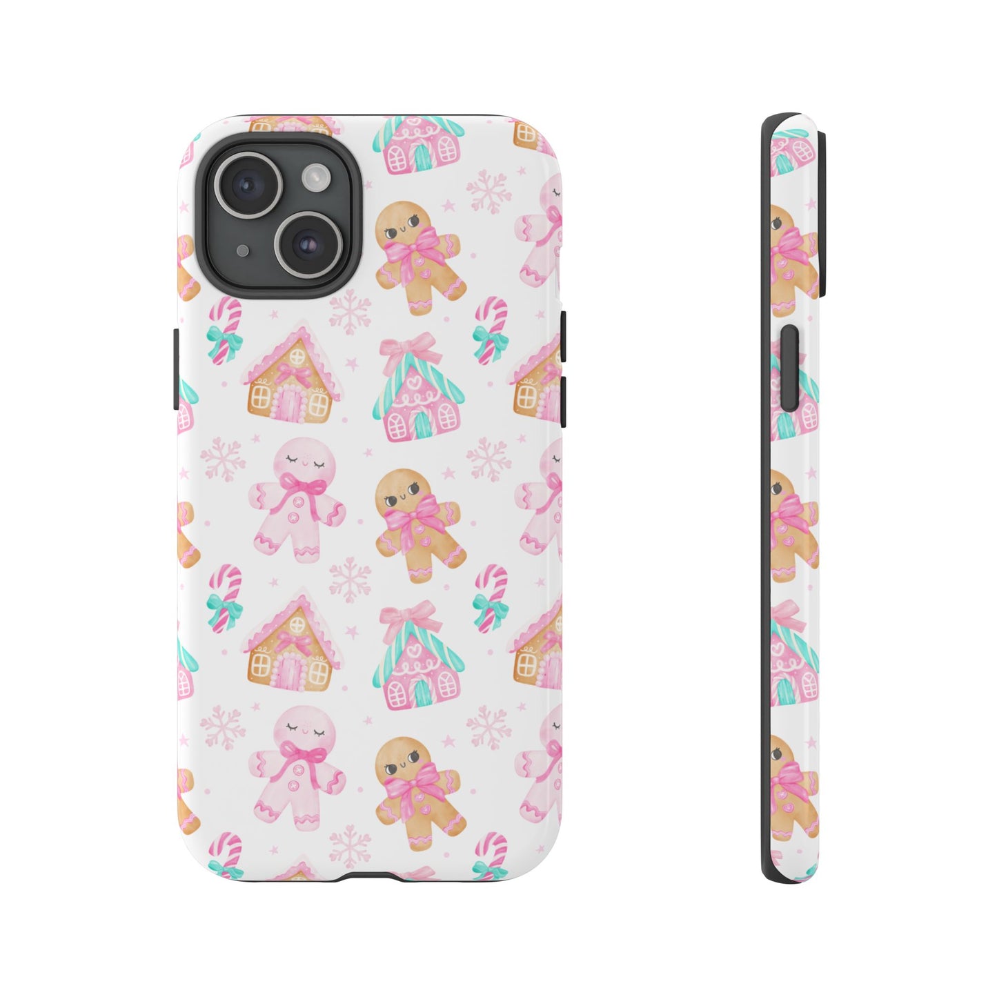 Gingerbread House & Candy Cane Phone Case – Cute Holiday Cover for iPhone, Samsung & Pixel