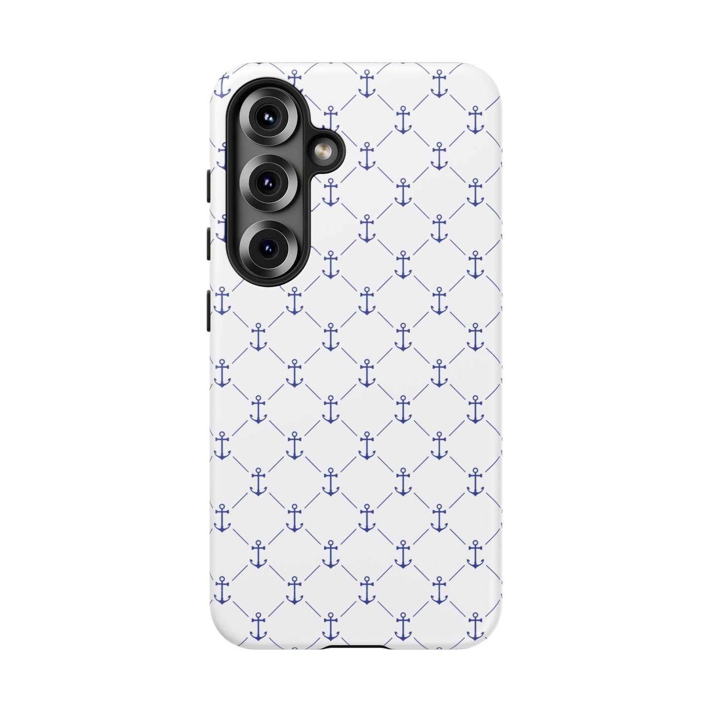 Blue Anchor Phone Case: Nautical Design for Maritime Lovers, Gifts for Sailors, Beach Lovers' Accessories, Great for Summer