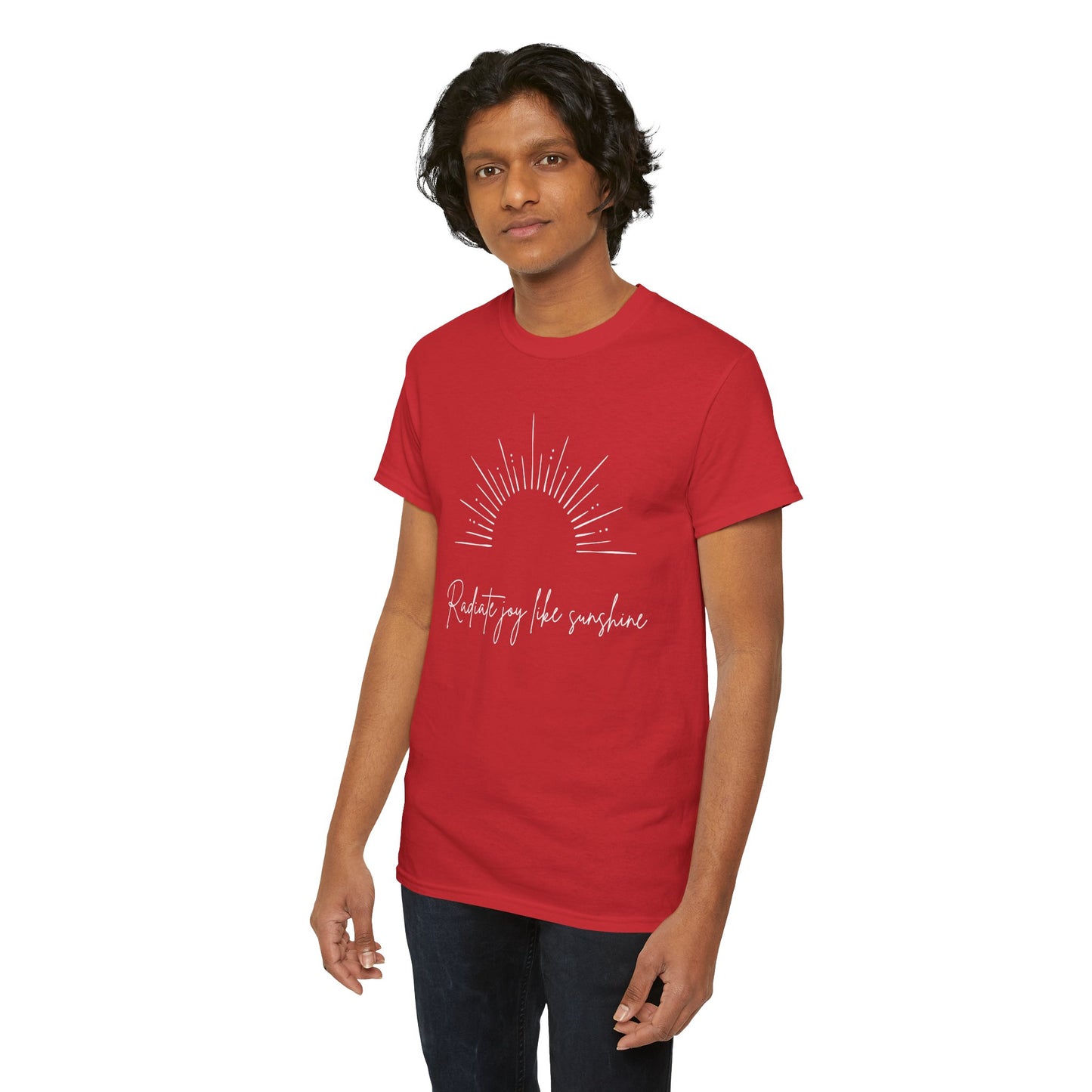Radiate Joy Unisex Heavy Cotton Tee - Comfortable Casual Wear, Ideal for Gifting, Everyday Use, Perfect for Outdoor Activities, [...]