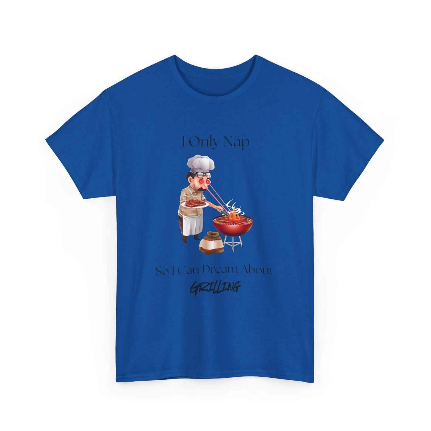 Chef Nap Unisex Heavy Cotton Tee | Funny Grilling T-Shirt, Gift for Foodies, Father's Day Gift, BBQ Party Apparel