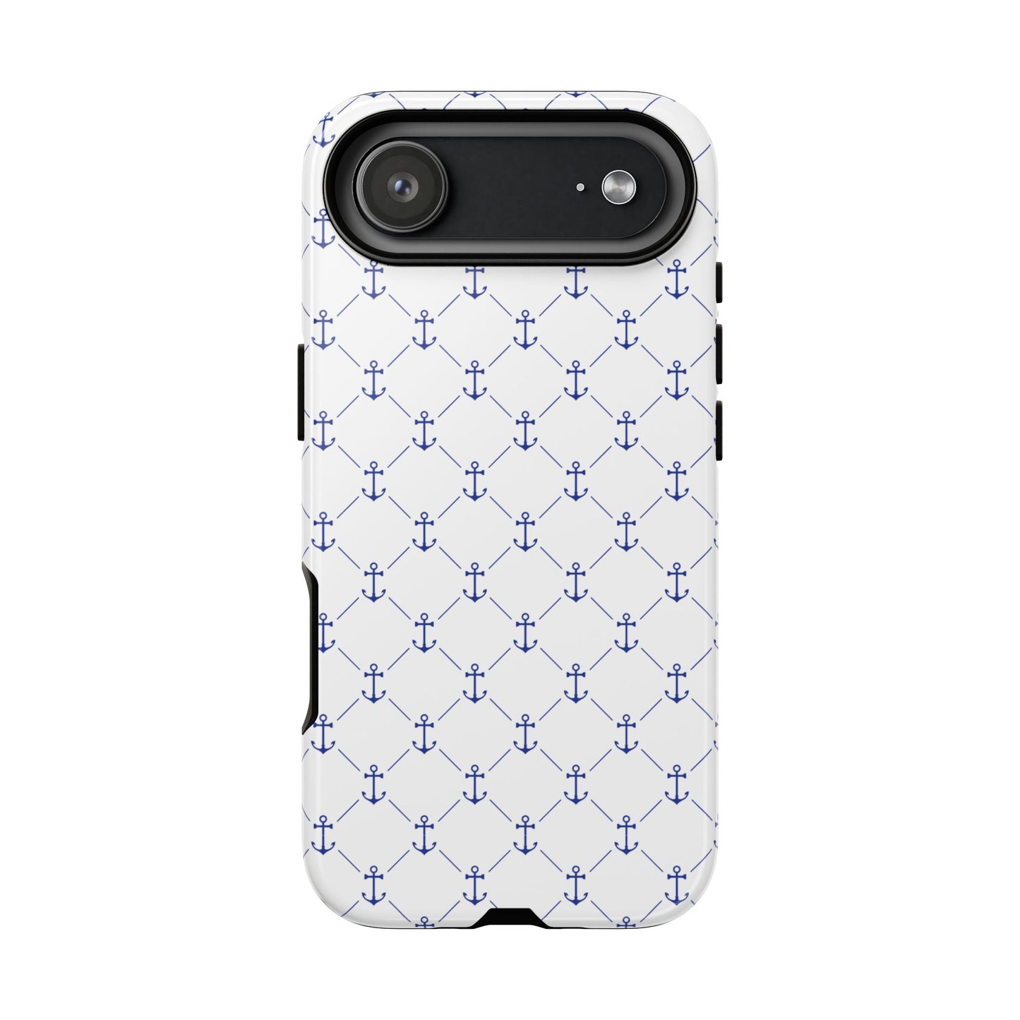 Blue Anchor Phone Case: Nautical Design for Maritime Lovers, Gifts for Sailors, Beach Lovers' Accessories, Great for Summer
