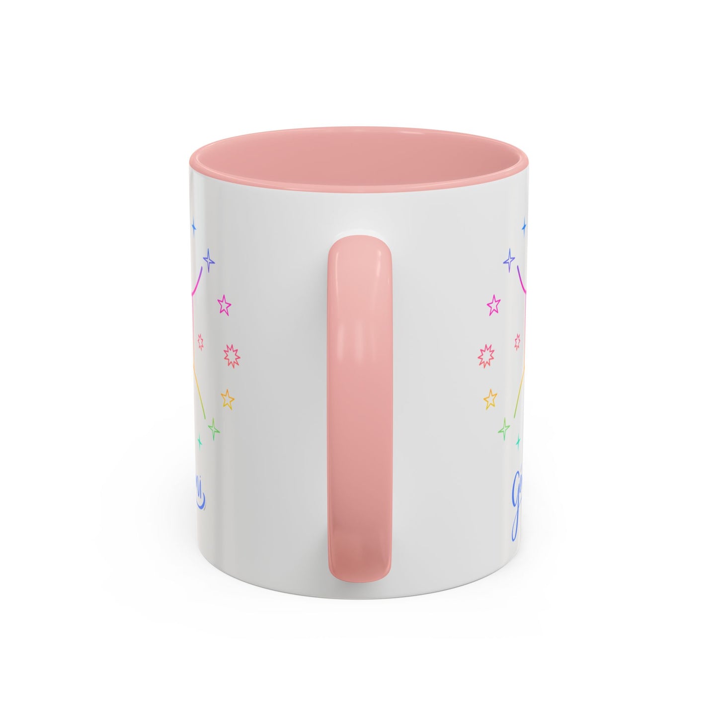 Gemini Starry Accent Coffee Mug - Colorful Horoscope Gift, Astrology Mug, Zodiac Lover Cup, Unique Birthday Present, Celestial Drinkware