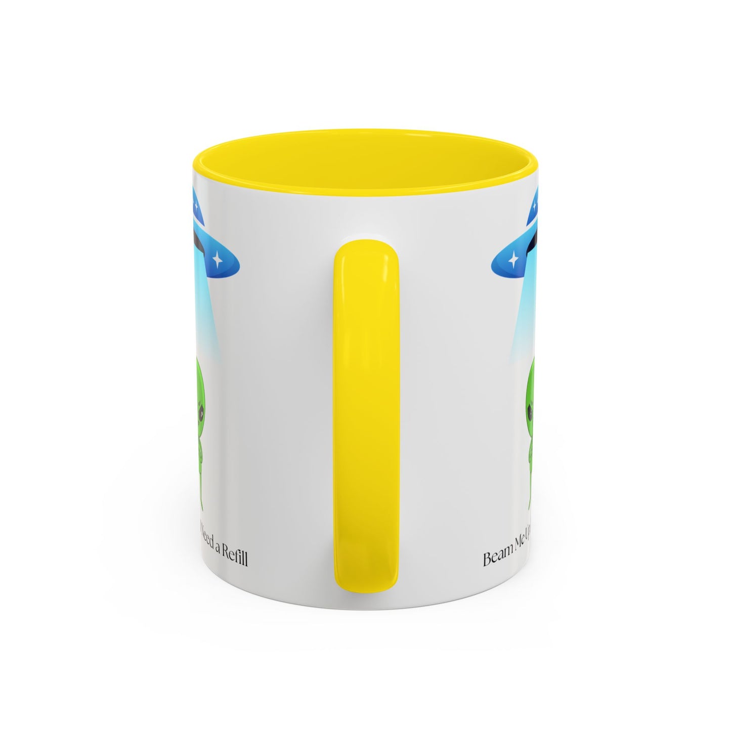 Alien Mug - Beam Me Up, Perfect for Sci-Fi Lovers, Cute Gift for Birthdays, Friends, or Just Your Daily Coffee Fix