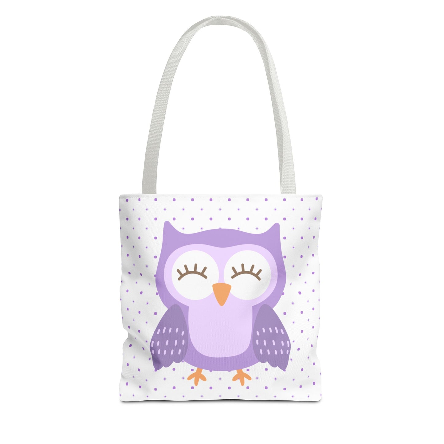 Purple Owl Tote Bag, Adorable Owl Design, Eco-Friendly Shopping Bag, Animal Lover Accessory, Fun Summer Tote