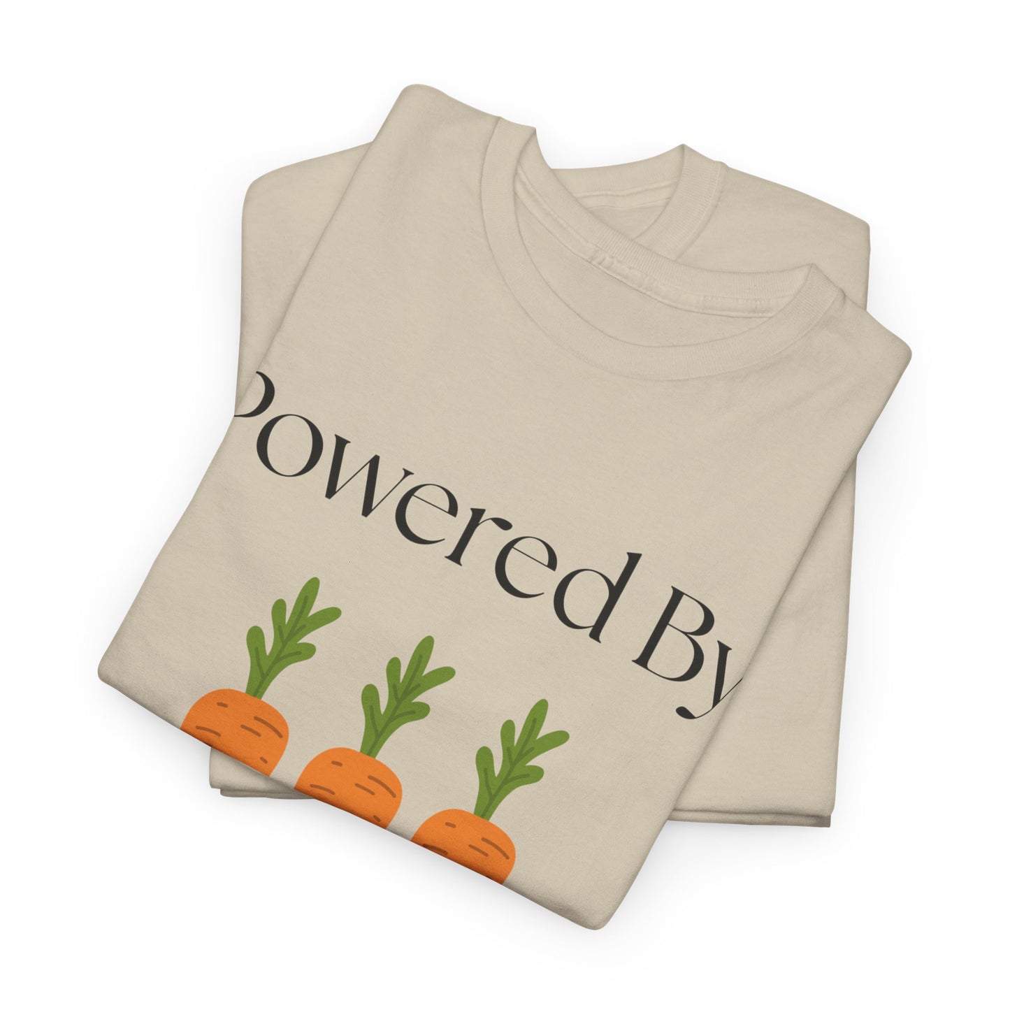 Powered By Plants Unisex Tee - Perfect for Vegans, Eco-Friendly Gifts, Organic Enthusiasts, Gardener, Everyday Wear