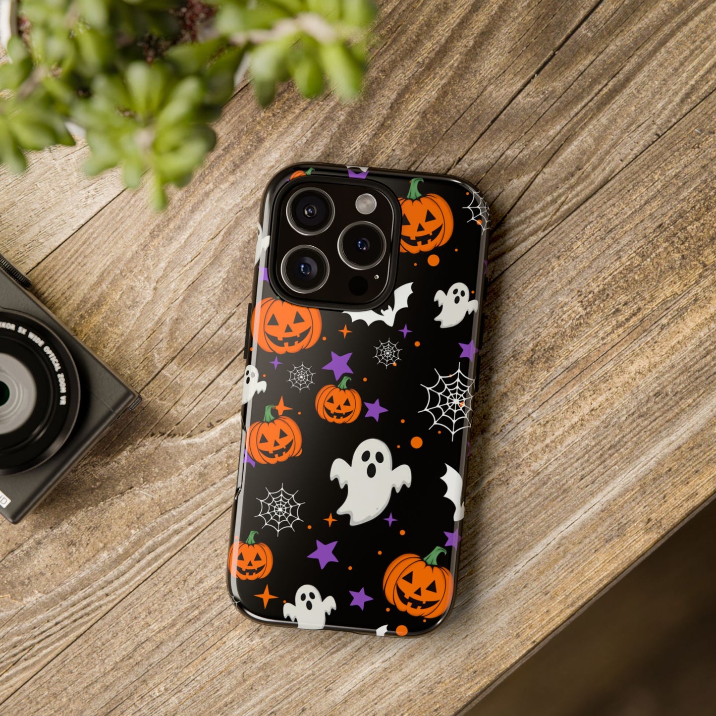 Halloween Phone Case: Spooky Ghosts, Pumpkins & Bats, Trick or Treat, Fall Decor, Halloween Night, October Celebrations