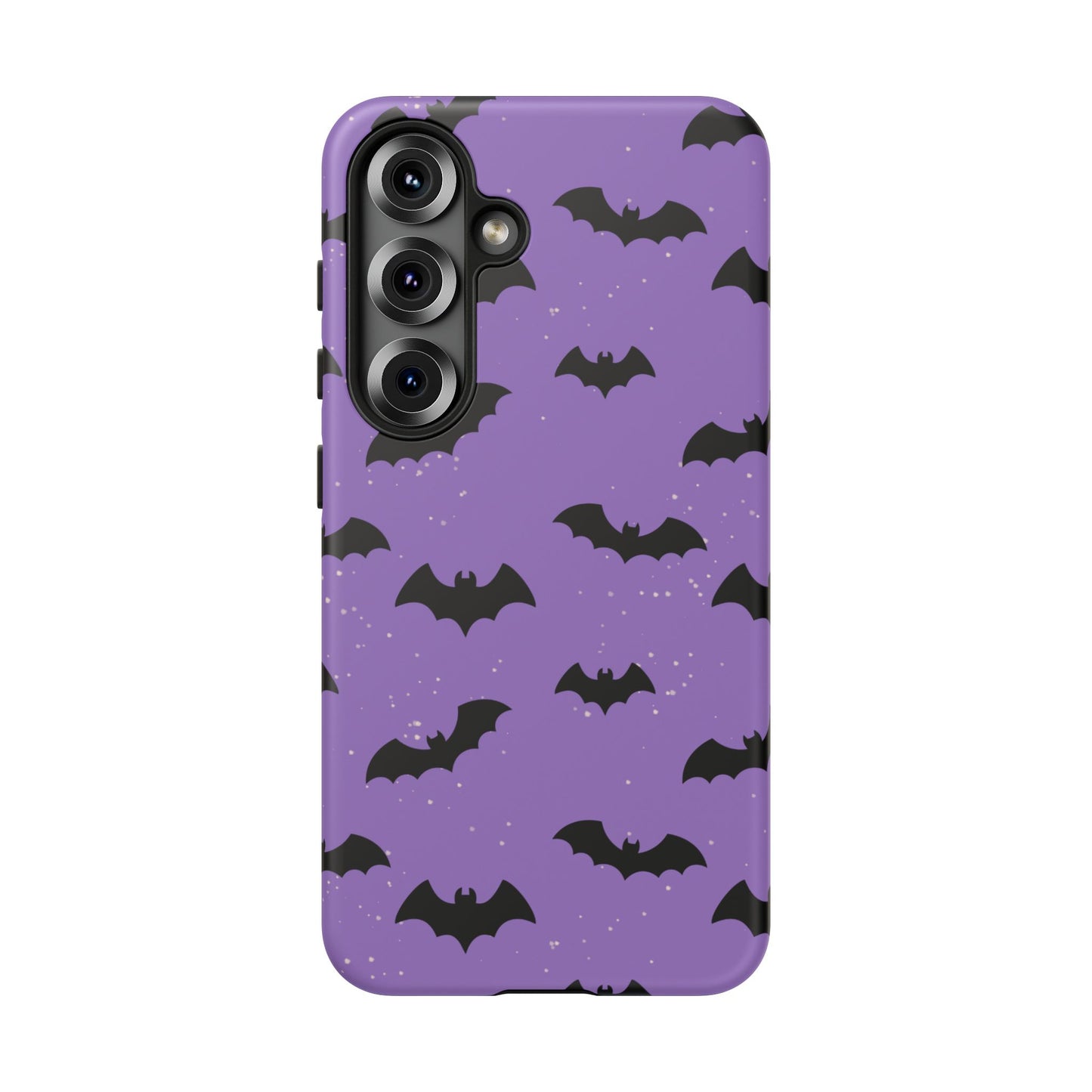Halloween Bat Phone Case, Cute Purple Bat Phone Cover, Tough Cell Phone Case, Gothic Design, Spooky Gift, Fall Decor
