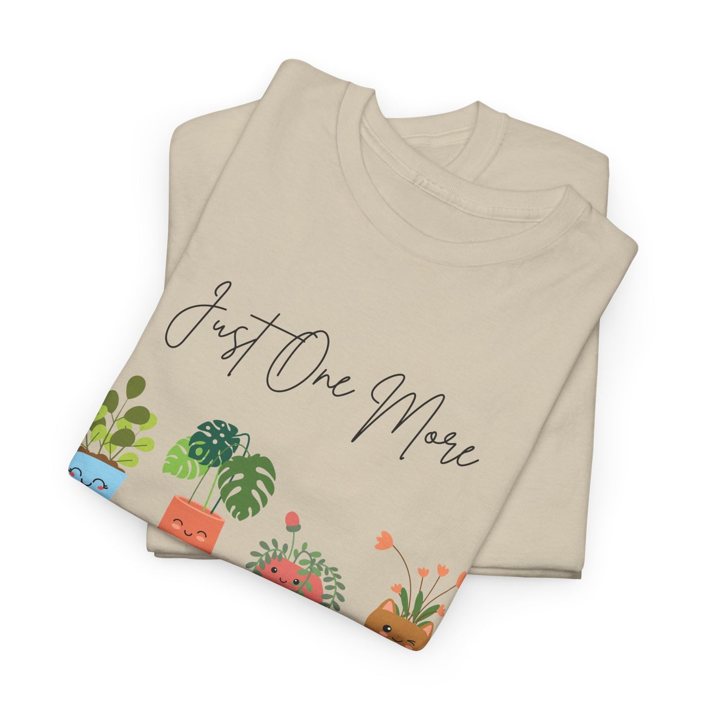 Plant Lover T-Shirt, Just One More Plant Tee, Cute Gardening Gift, Eco-Friendly Apparel, Unisex Cotton Tee, Plant Mom Merch