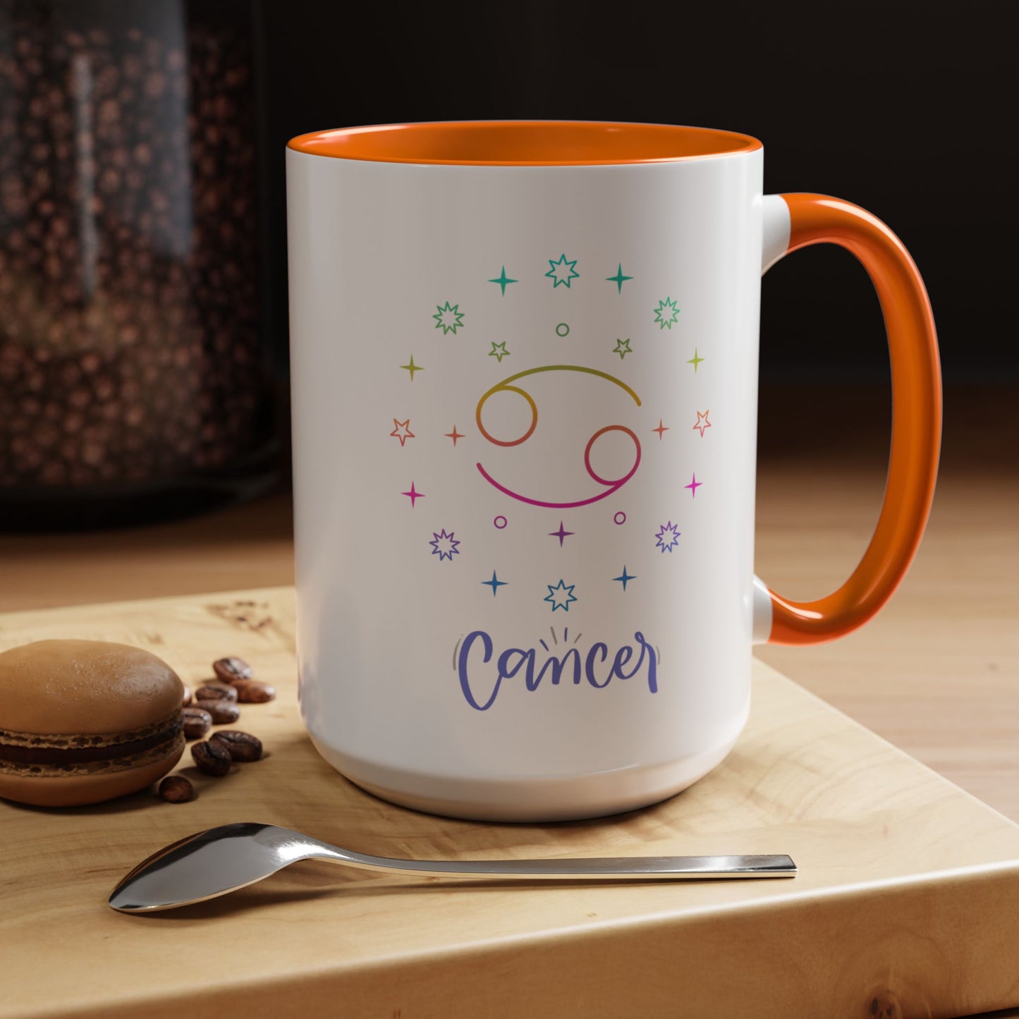 Cancer Zodiac Accent Coffee Mug - Colorful Astrology Gift, Horoscope Mug, Cancer Birthday Present, Personalized Star Sign Mug, Unique [...]