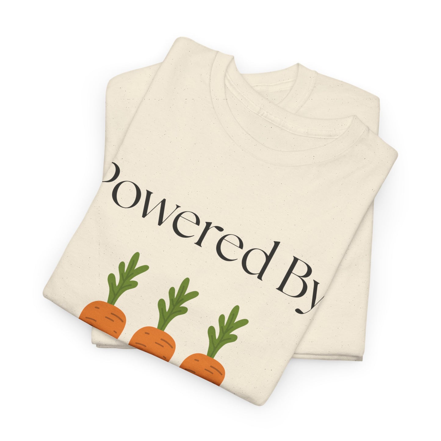 Powered By Plants Unisex Tee - Perfect for Vegans, Eco-Friendly Gifts, Organic Enthusiasts, Gardener, Everyday Wear