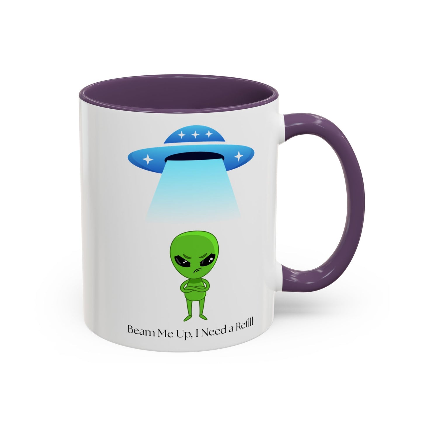 Alien Mug - Beam Me Up, Perfect for Sci-Fi Lovers, Cute Gift for Birthdays, Friends, or Just Your Daily Coffee Fix