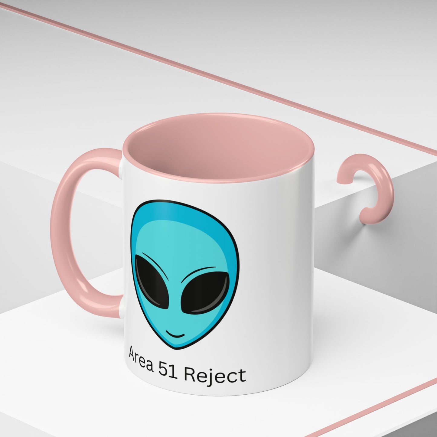 Alien Themed Coffee Mug - Area 51 Reject, Sci-Fi Gift, Quirky Mug, UFO Lovers, Unique Kitchenware