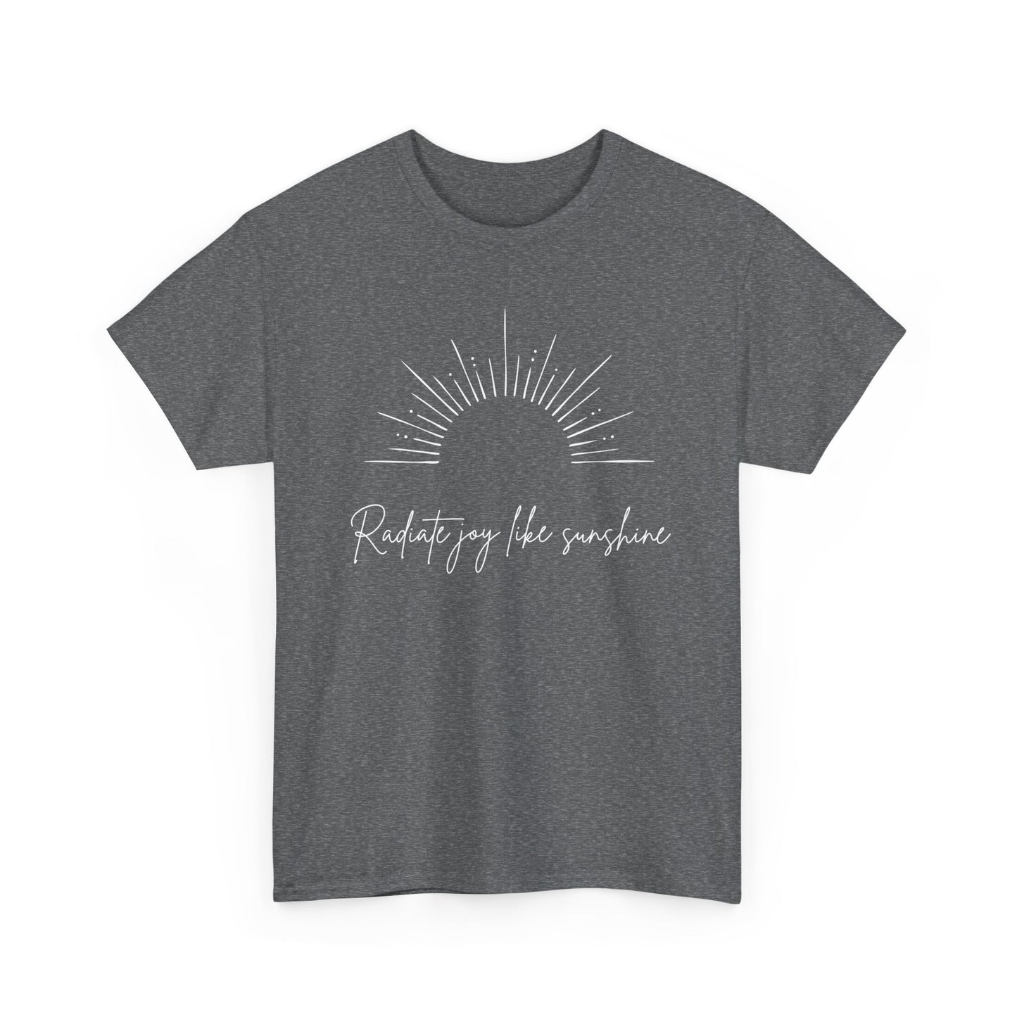 Radiate Joy Unisex Heavy Cotton Tee - Comfortable Casual Wear, Ideal for Gifting, Everyday Use, Perfect for Outdoor Activities, [...]