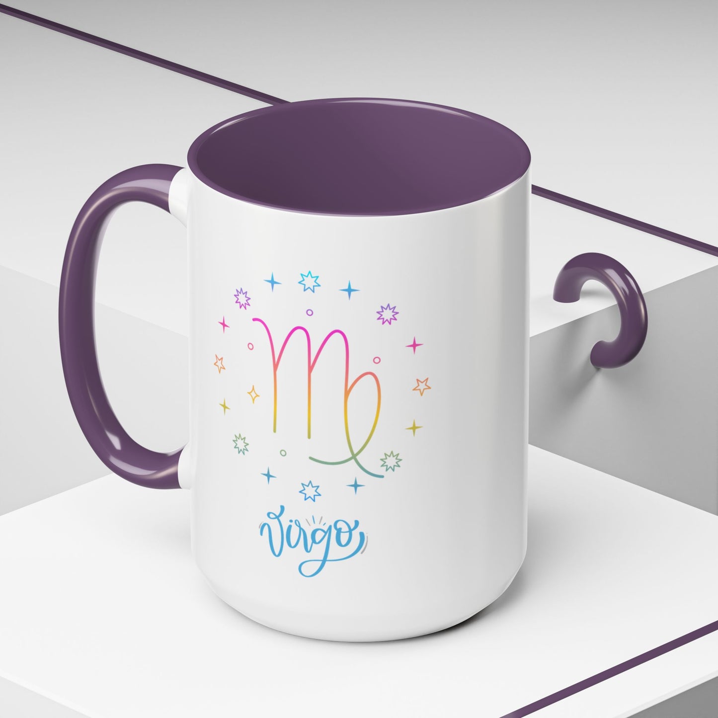 Colorful Zodiac Virgo Coffee Mug - Unique Gift for Astrology Lovers, Personalized Tea Cup, Vibrant Color Mug, Birthday Gift, Horoscope [...]