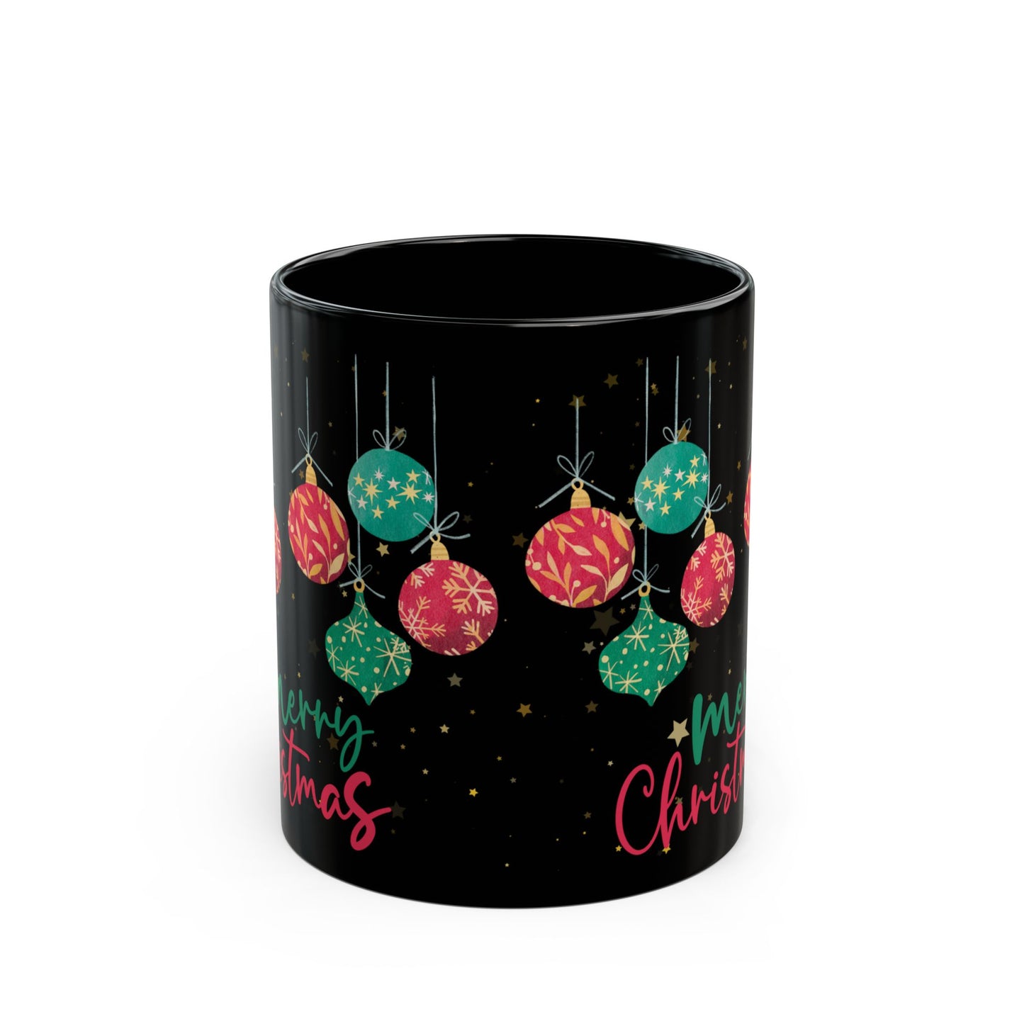 Festive Christmas Mug - Cheerful Holiday Drinkware, Coffee Cup Gift, Xmas Celebration, Ornament Design, Merry Christmas, 11oz 15oz