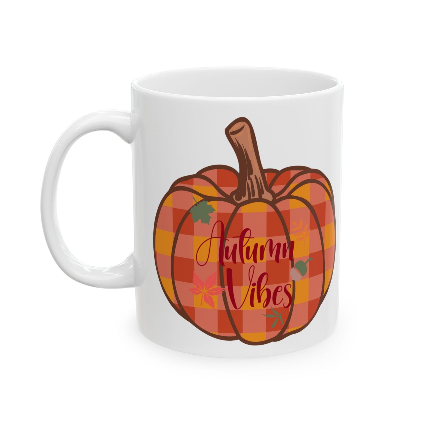 Autumn Pumpkin Ceramic Mug, Cozy Fall Drinkware, Perfect for Thanksgiving, Unique Gift for Pumpkin Lovers, Seasonal Kitchen Decor